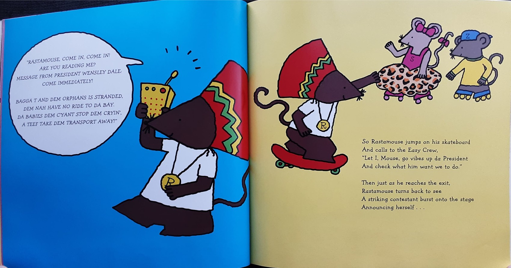 หนังสือนิทานปกอ่อน 🍅🍓Rastamouse and the Double-Crossin' Diva