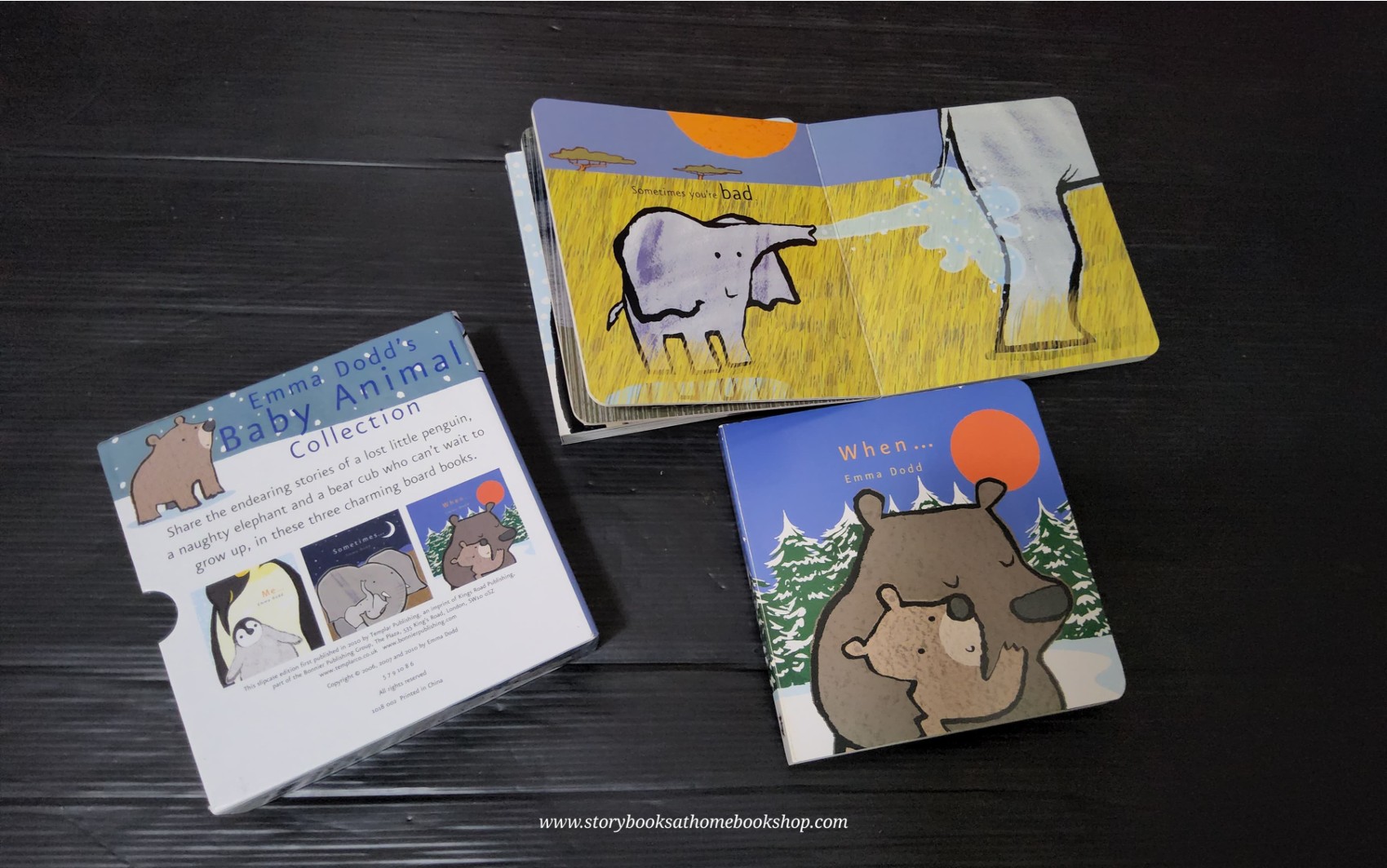 BOX SET BOARD BOOK** 🍅🍅EMMA DODD'S BABY ANIMAL COLLECTION [3 BOOKS WITH BOX SET]