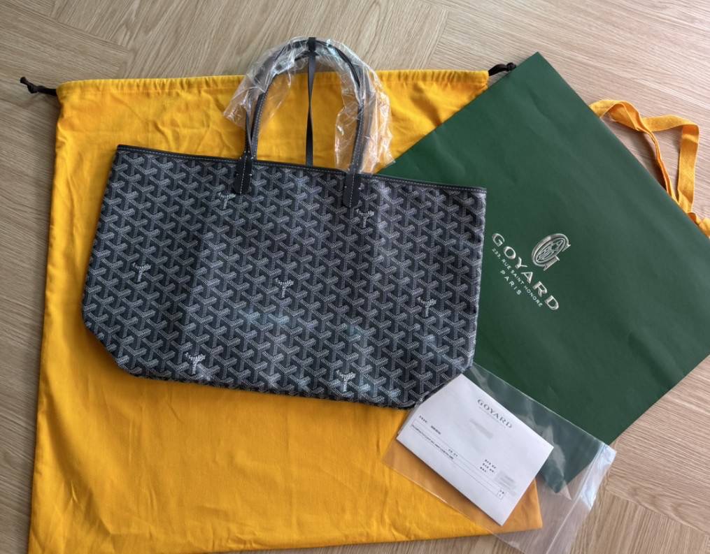 New Goyard st louis pm /ดำ อุปกรณ์ ครบ บิล มีนา ปี25