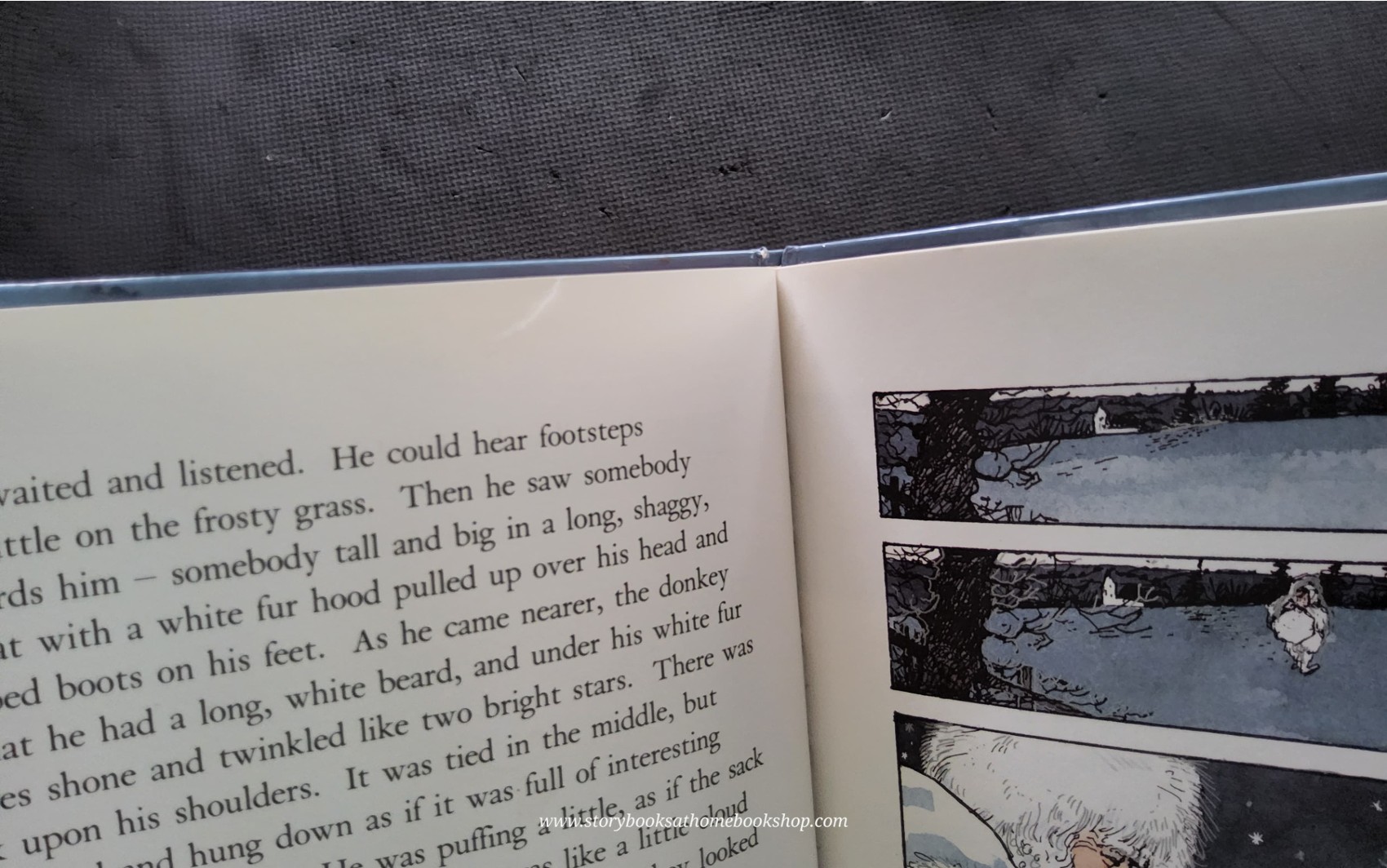 หนังสือนิทานปกแข็ง** 🍅🍓FATHER CHRISTMAS AND THE DONKEY BY ELIZABETH CLARK