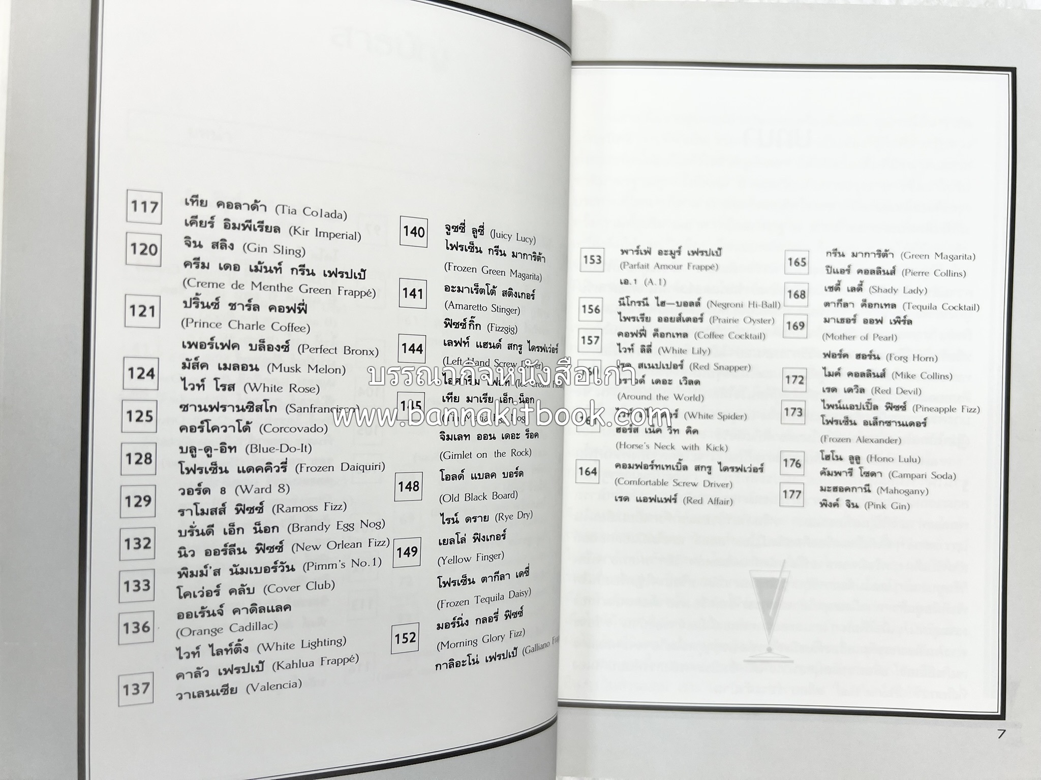 ค็อกเทล 1 และ ค็อกเทล 2 หนังสือชุดเครื่องดื่มผสม โดย : สมสุข ตั้งเจริญ (2 เล่มชุด).