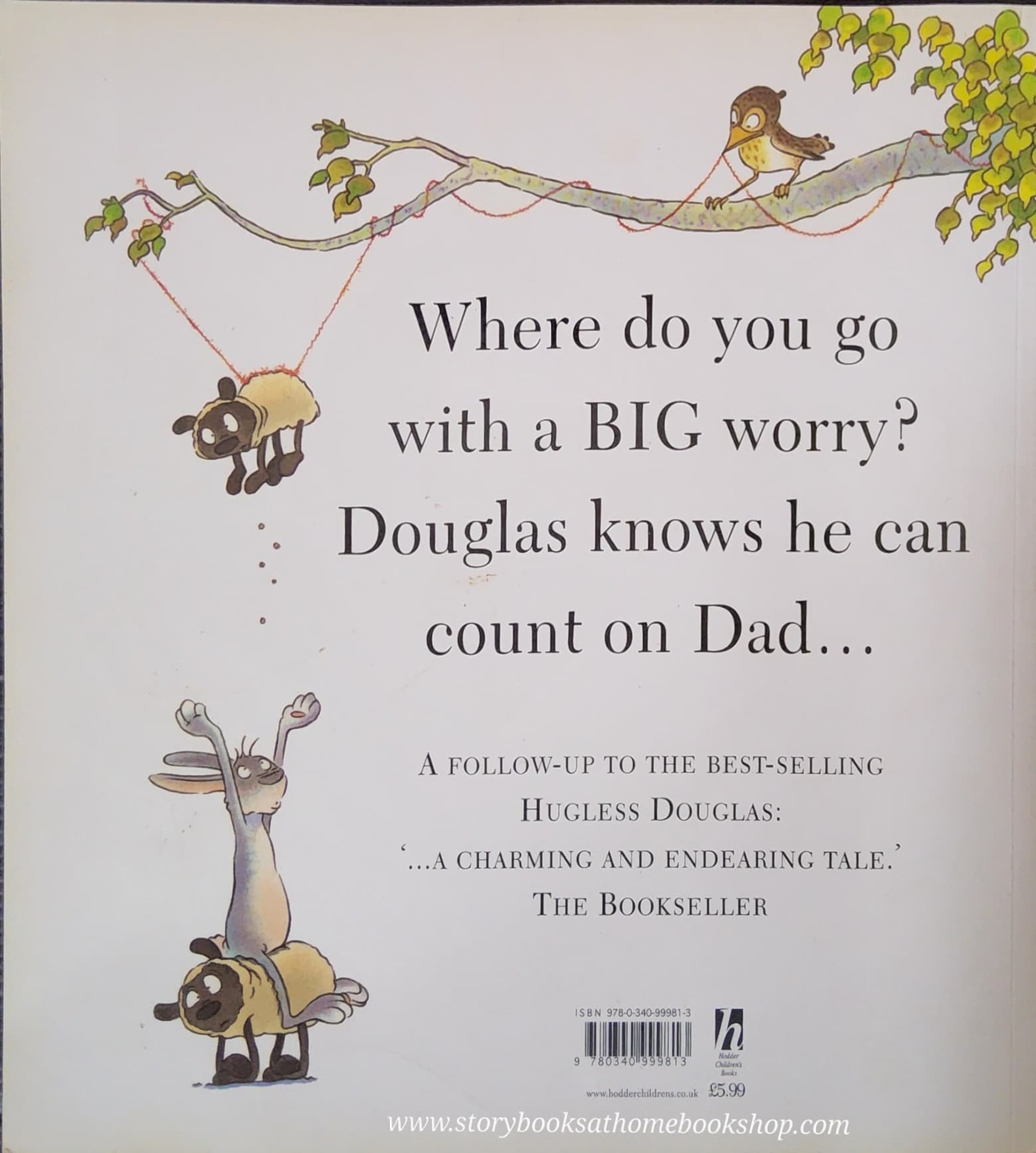 หนังสือนิทานปกอ่อน** 🍅🍅DON'T WORRY,HUGLESS DOUGLAS BY DAVID MELLING