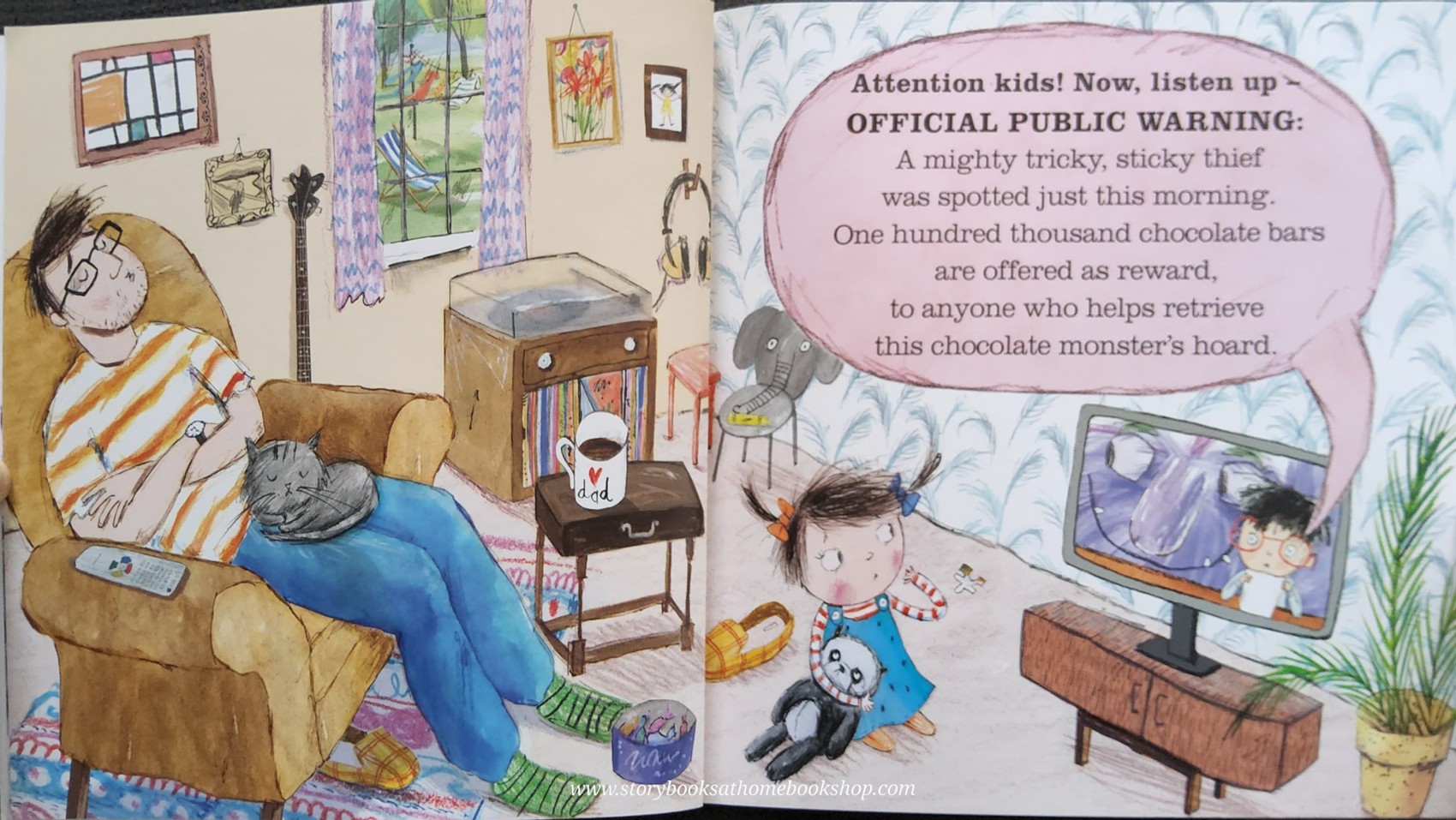 หนังสือนิทานปกอ่อน ** 🍅🍓 WANTED THE CHOCOLATE MONSTER