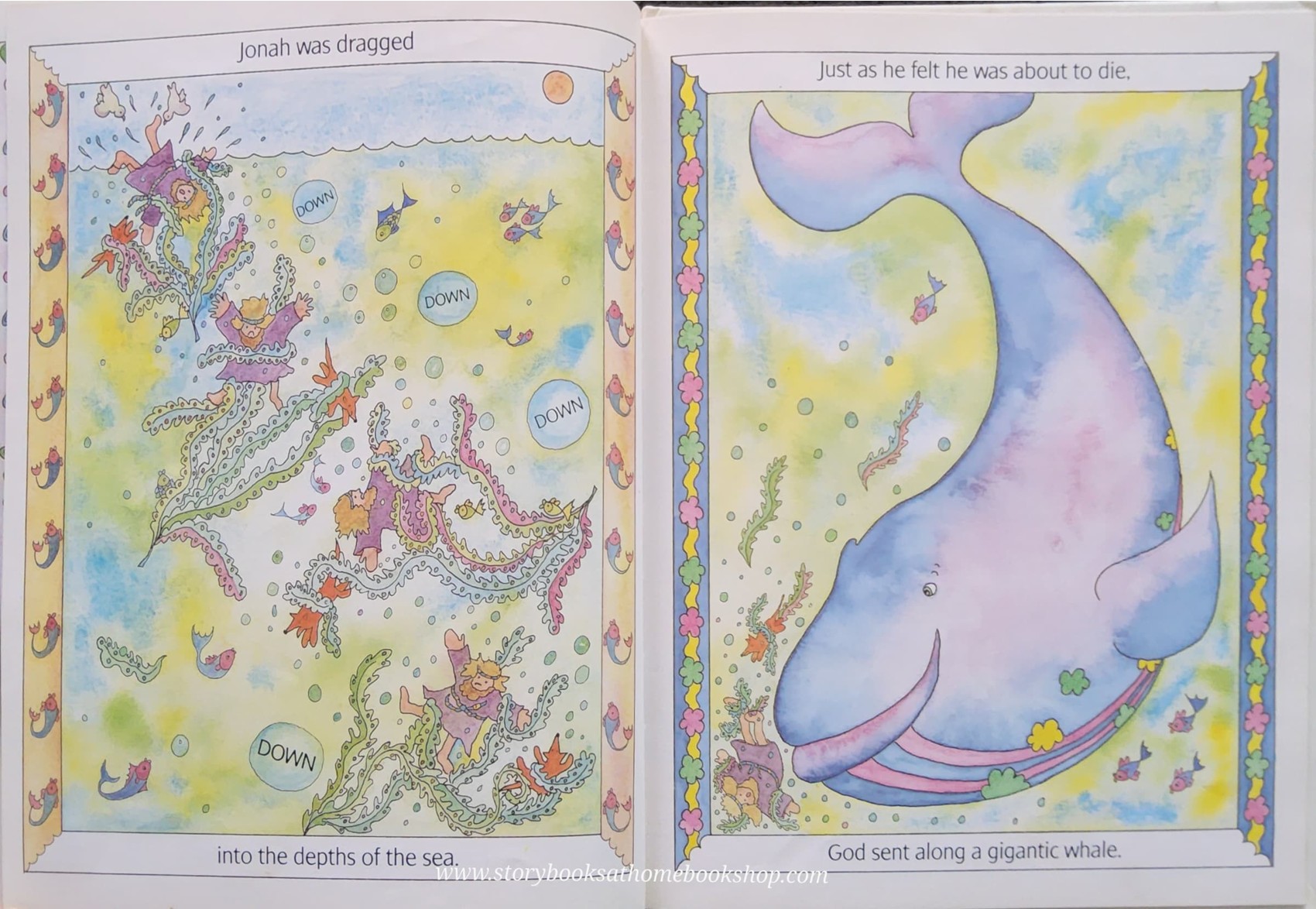 หนังสือนิทานปกแข็ง** 🍅🍓JONAH AND THE WALE BY MARCIA WILLIAMS