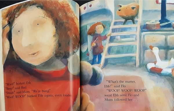 หนังสือนิทานปกอ่อน ** 🍅🍓 Ebb and Flo and the Baby seal by Jane Simmons