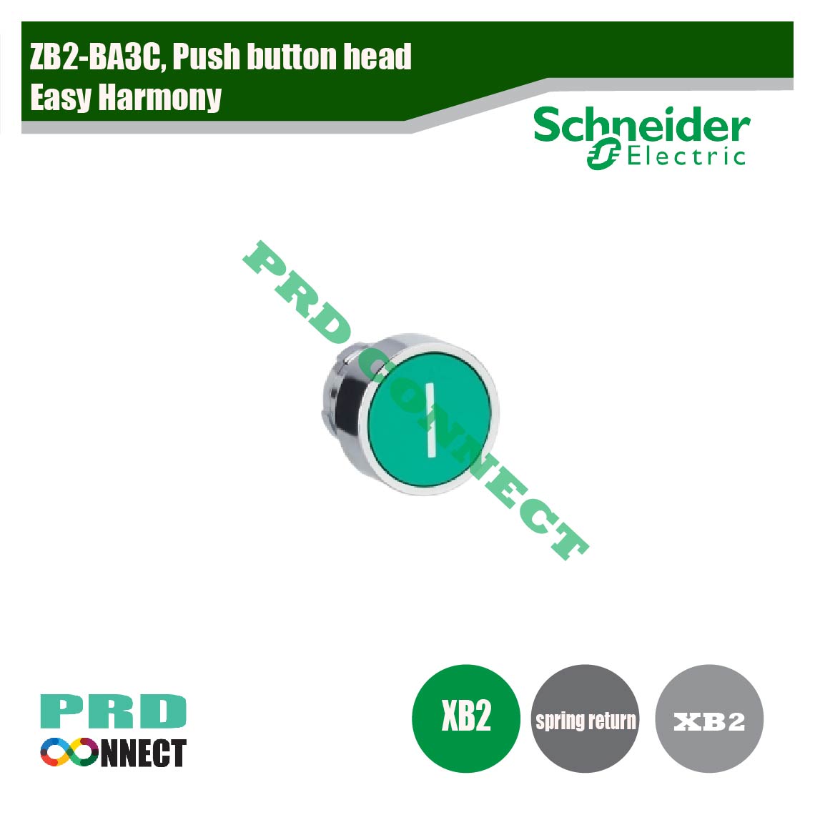 ZB2-BA3C, PUSH BUTTON HEAD EASY HARMONY, ScCHNEIDER