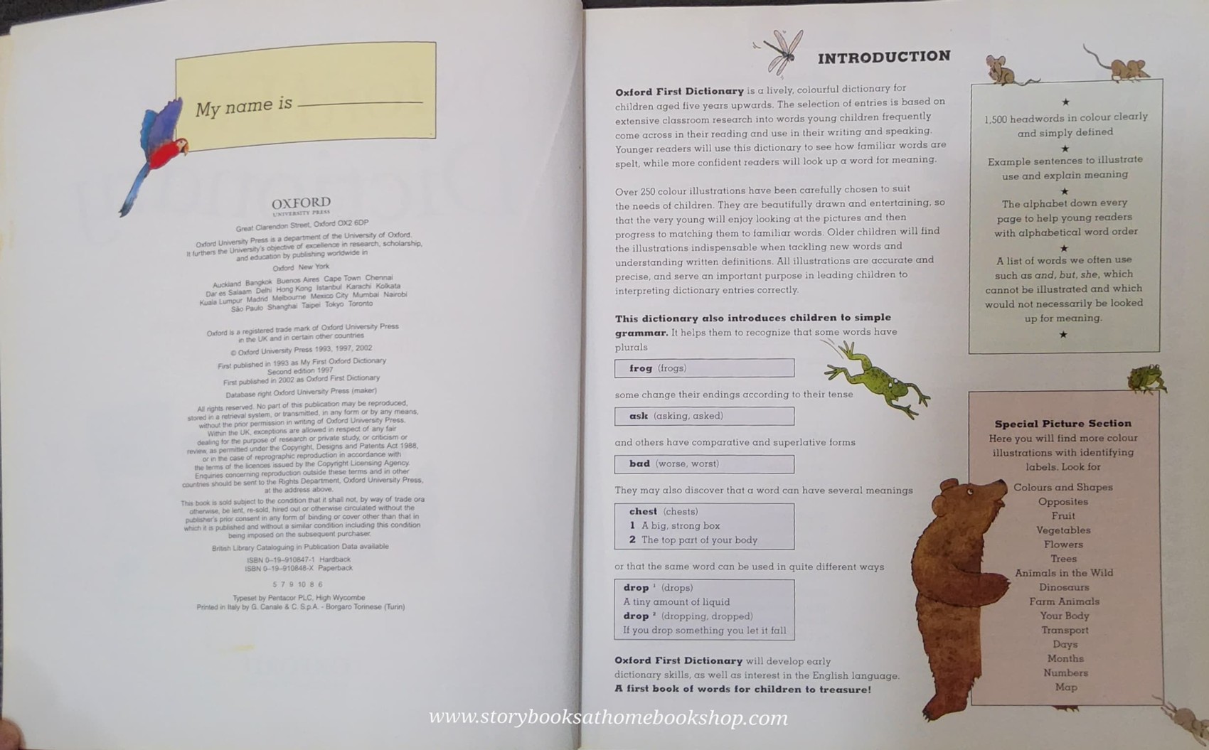 KNOWLEDGE BOOK** ððOXFORD FIRST DICTIONARY