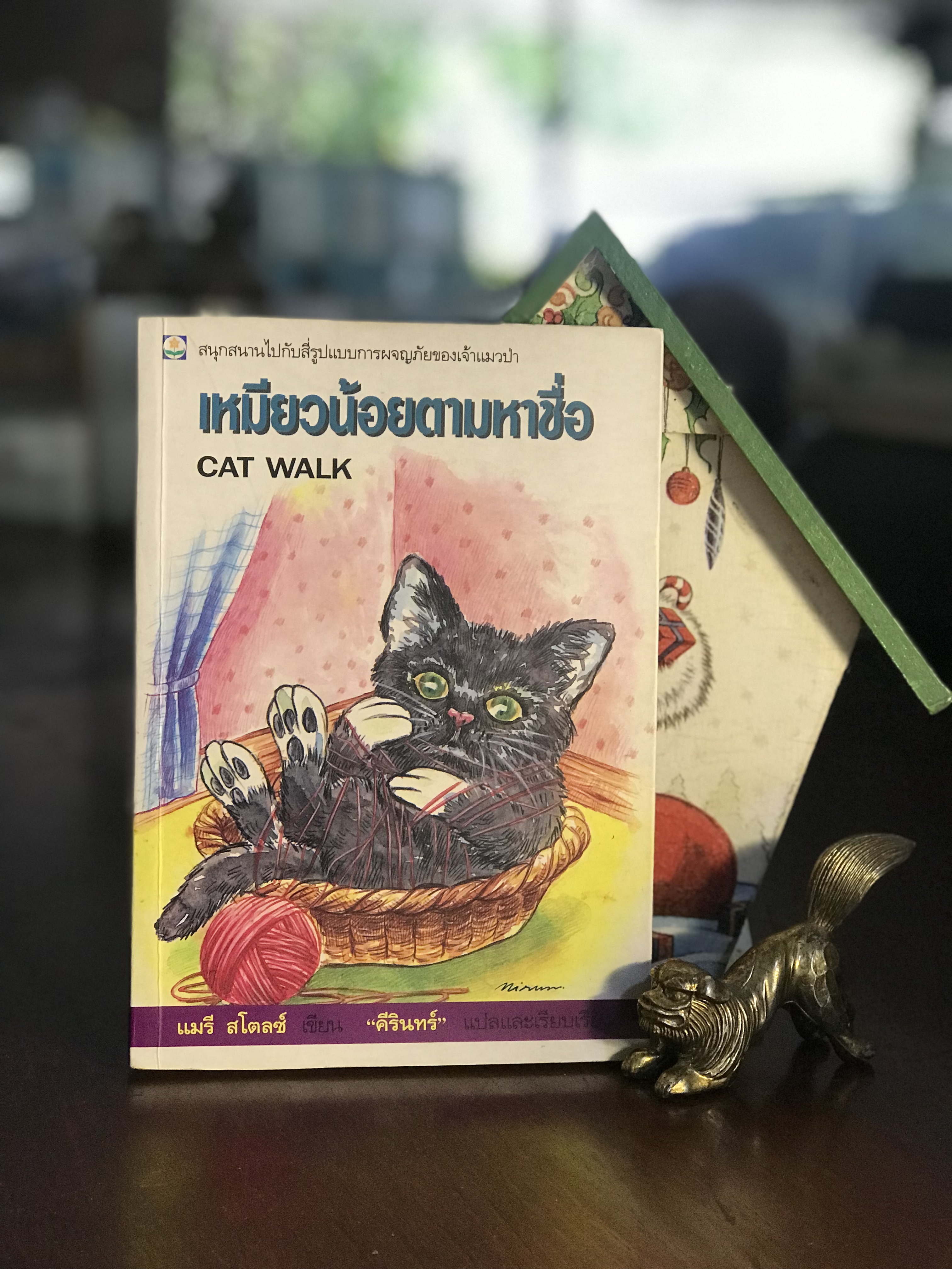 เหมียวน้อยตามหาชื่อ ผู้เขียน แมรี สโตลซ์ ผู้แปล คีรินทร์ สำนักพิมพ์ดอกหญ้า | WA4