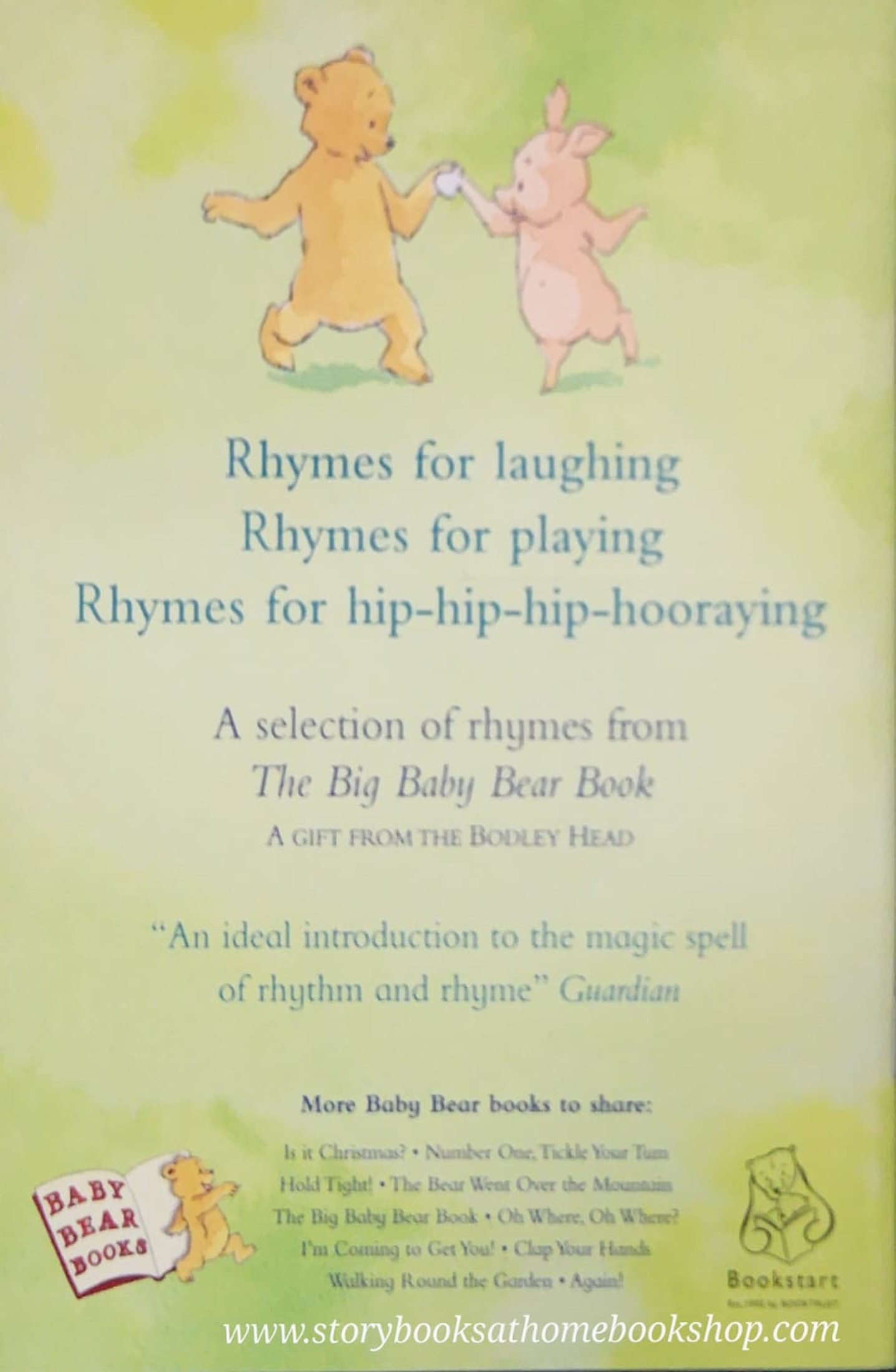 หนังสือนิทานปกอ่อน ** 🍅🍓BABY BEAR'S RHYMES TO REMEMBER BY JOHN PRATER