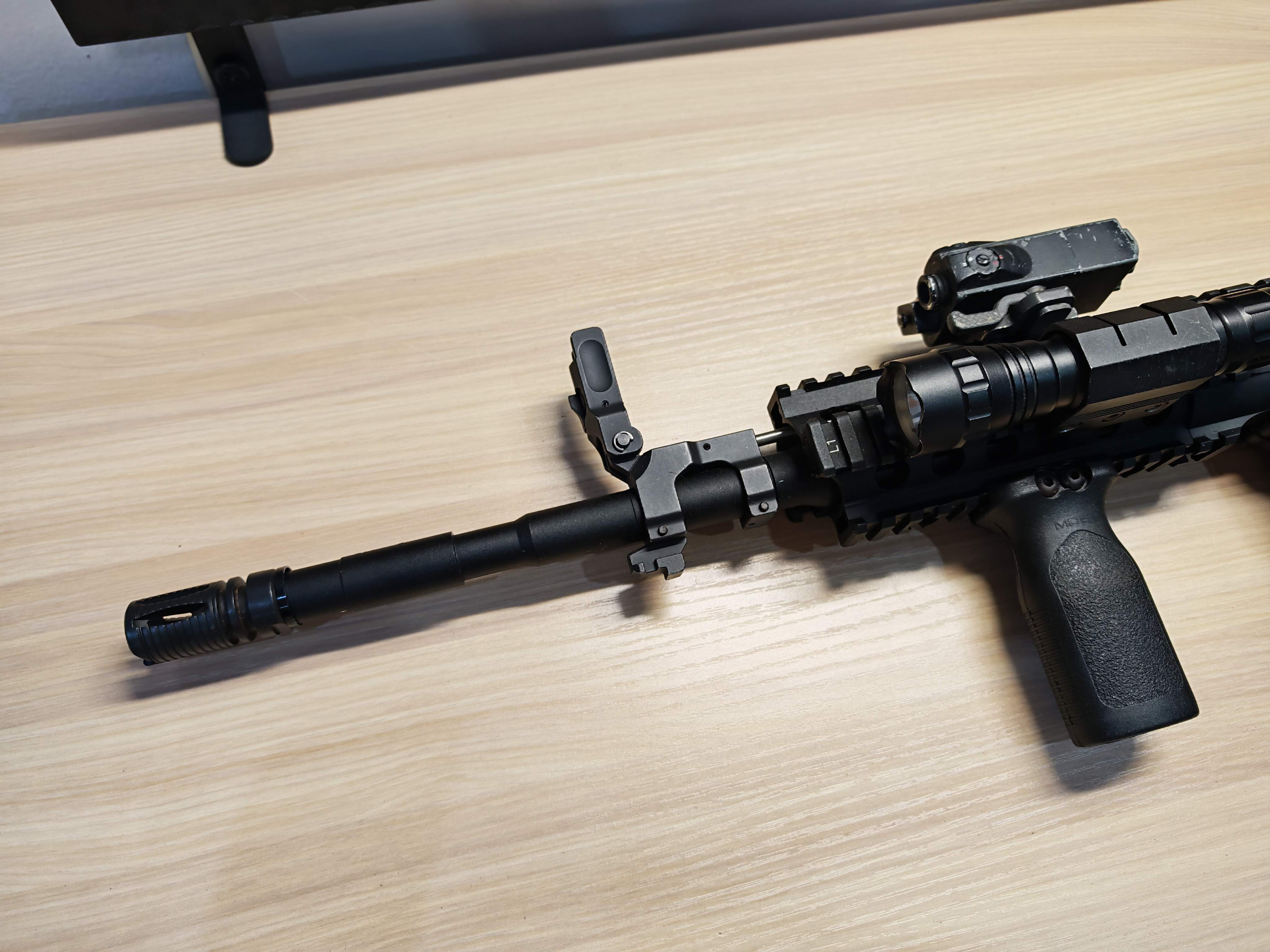 Golden Eagle M4 ติดบอร์ด BR แต่งเกียร์ มอเตอร์แต่ง เรทบอลสูง โลหะทั้งตัว AEG BB Gun บีบีกัน Airsoft Gun ปืนอัดลม ปืนยาวไฟฟ้า มือสอง