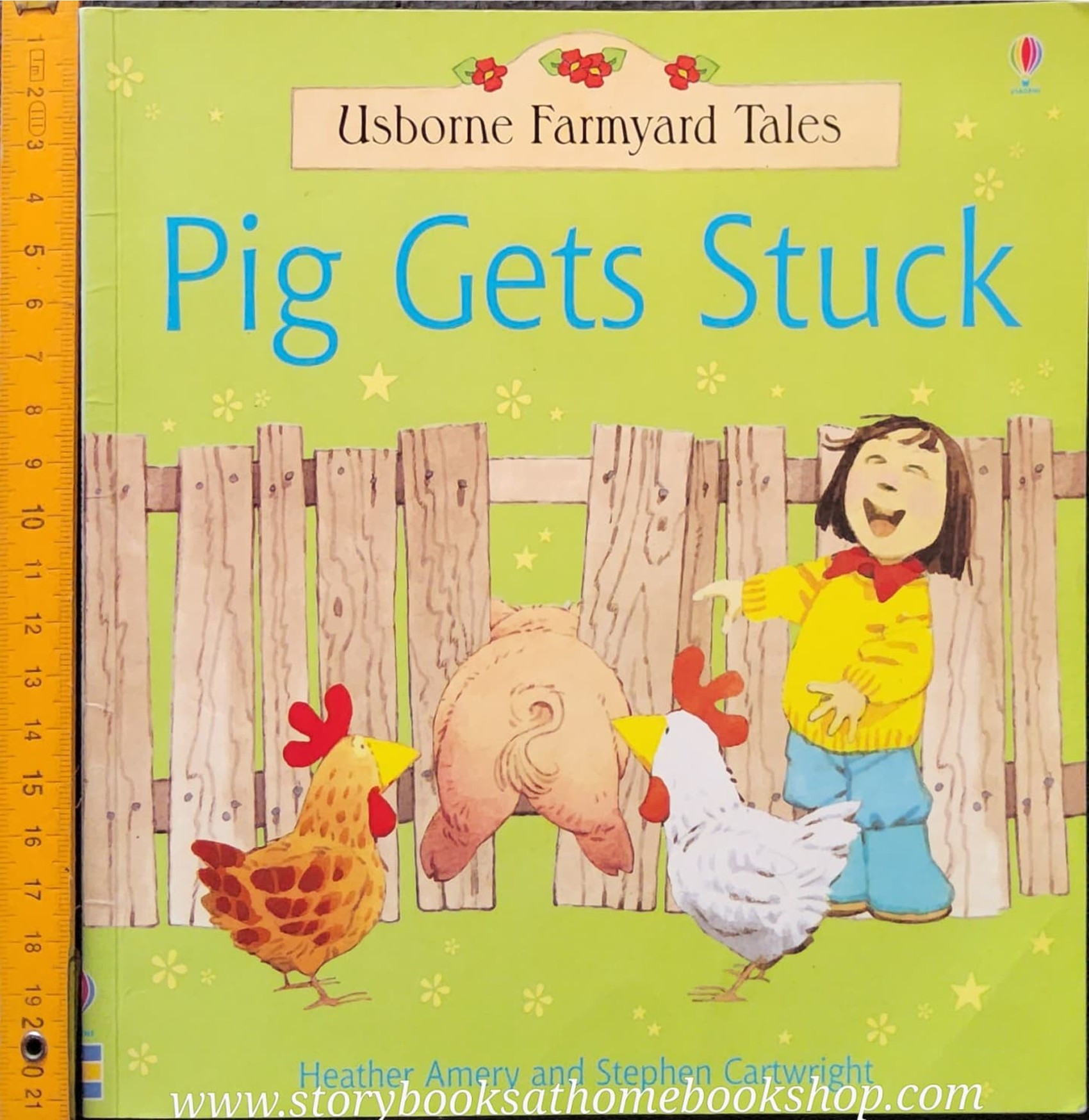 หนังสือนิทานปกอ่อน** 🍅🍓USBORNE FARMYARD TALES: PIG GETS STUCK♥️♥️