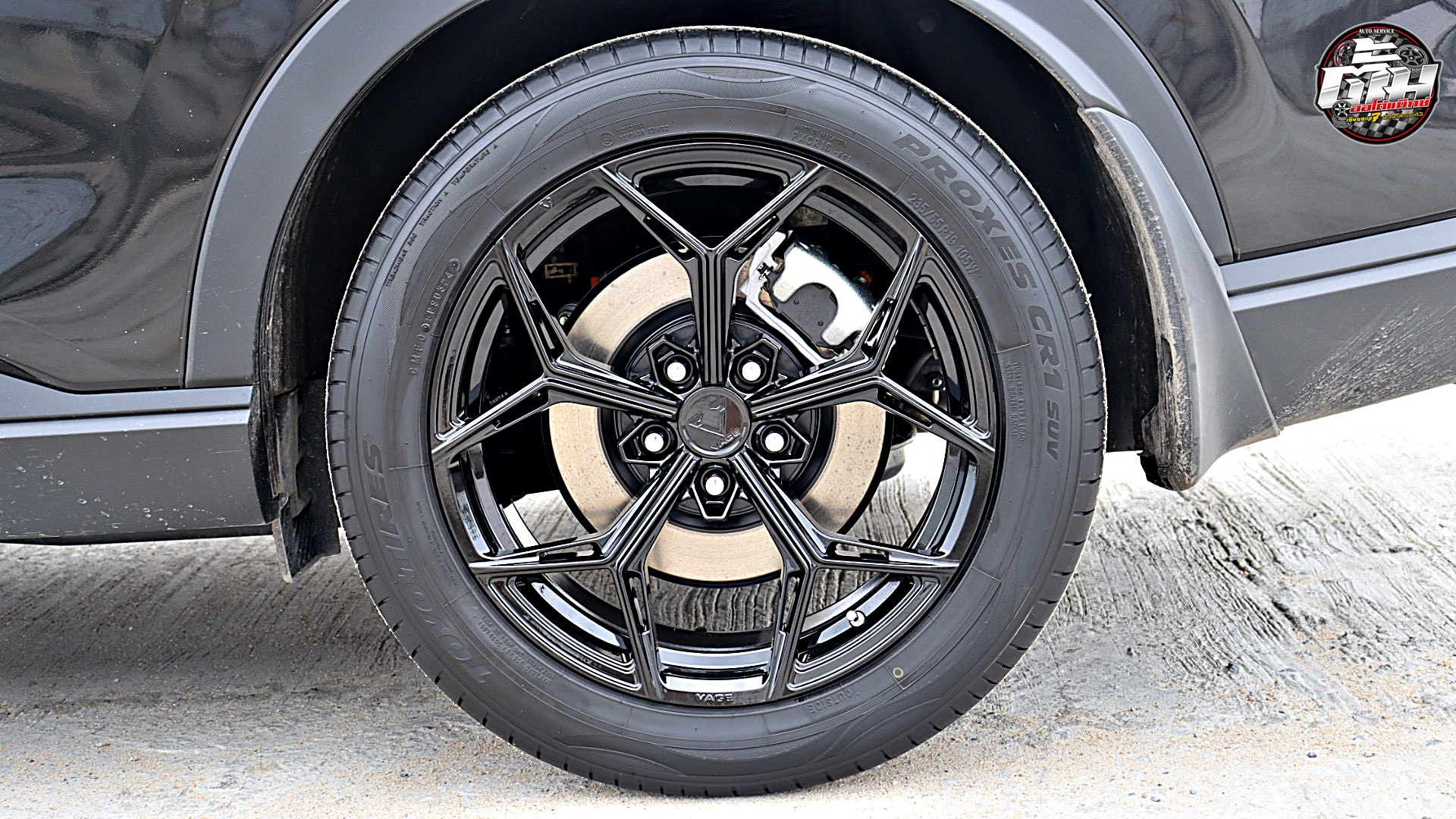ALL New HONDA CRV เปลี่ยนล้อยาง ล้อ VAGE VFX01 ขอบ19นิ้ว ยาง TOYO PROXES CR1 235/55R19 105W