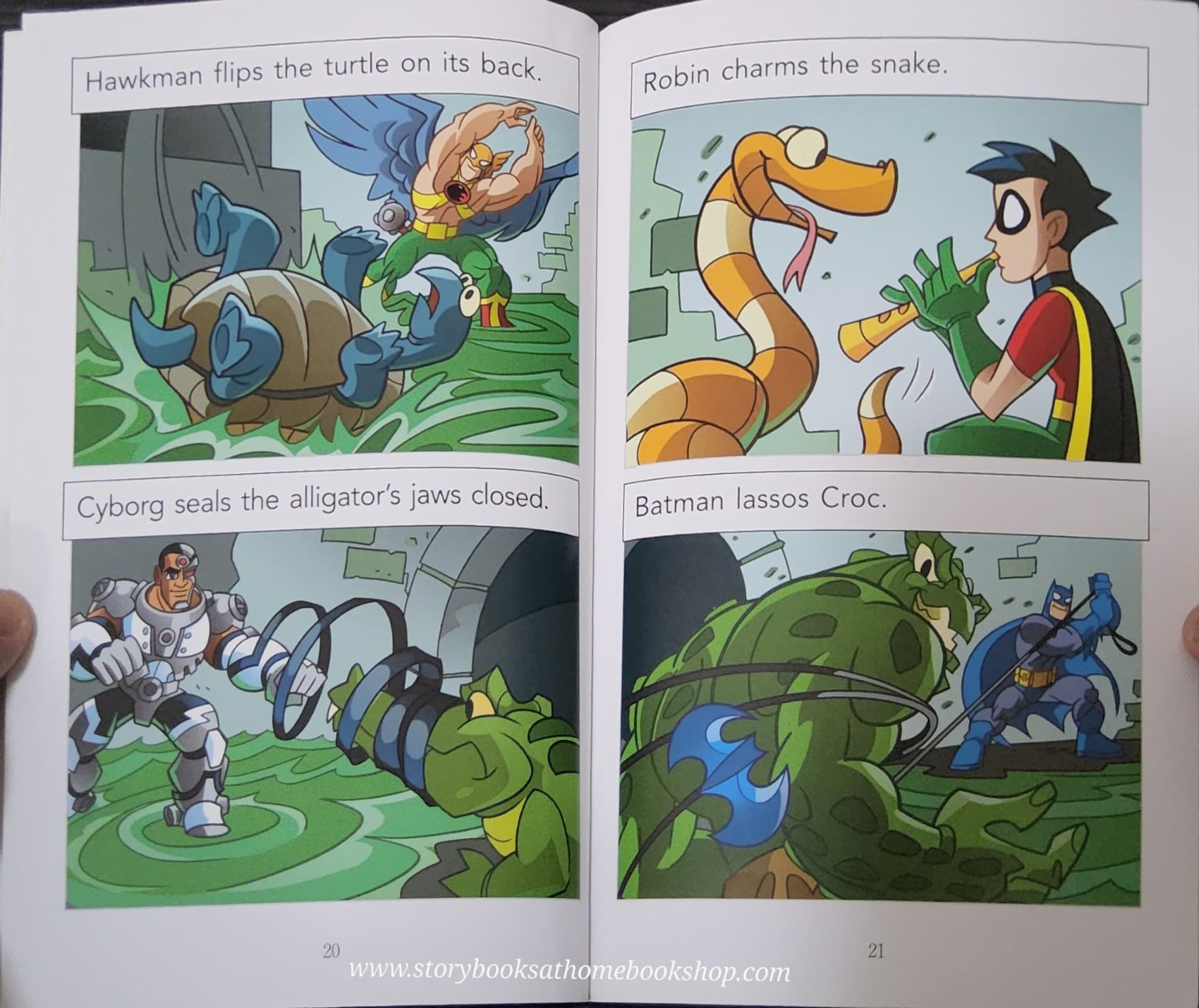 หนังสือนิทานปกอ่อน** 🍅🍓DC SUPER FRIENDS:REPTILE RAMBLE