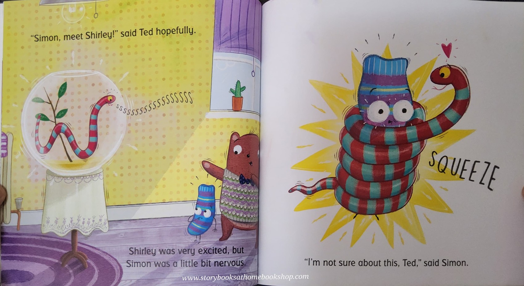 หนังสือนิทานปกอ่อน** 🍅🍅SIMON SOCK by Sue Hendra.Paul Linnet