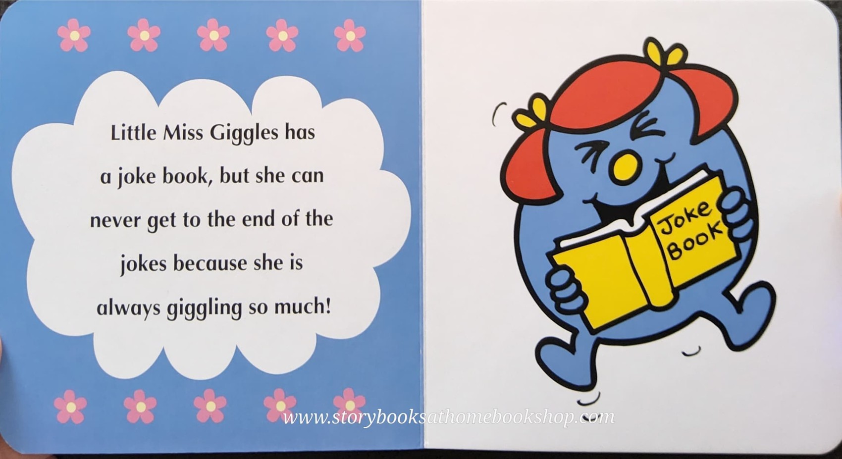 BOARD BOOK ** ðLITTLE MISS&MR.MENð ð
ð
LITTLE MISS GIGGLES by Roger Hargreaues ð
ð