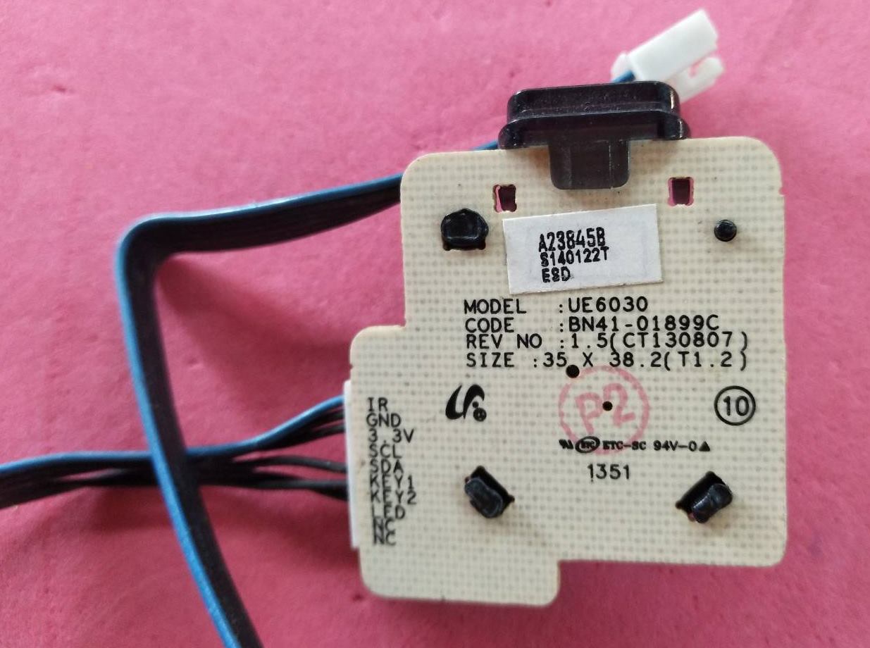 คีย์คอนโทรล ซัมซุง SAMSUNG ON/OFF SWITCH ของแท้ถอดจากเครื่อง พาร์ท BN41-01899C BN96-23845B