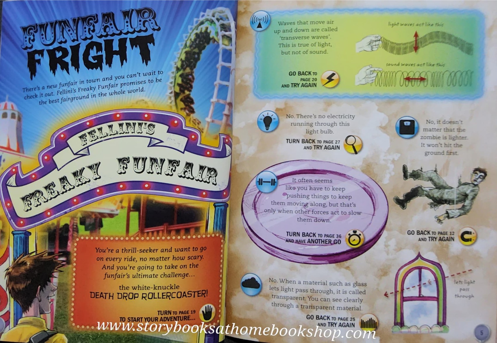 หนังสือนิทานปกอ่อน** 🍅SCIENCE QUEST FUNFAIR FRIGHT♥️♥️