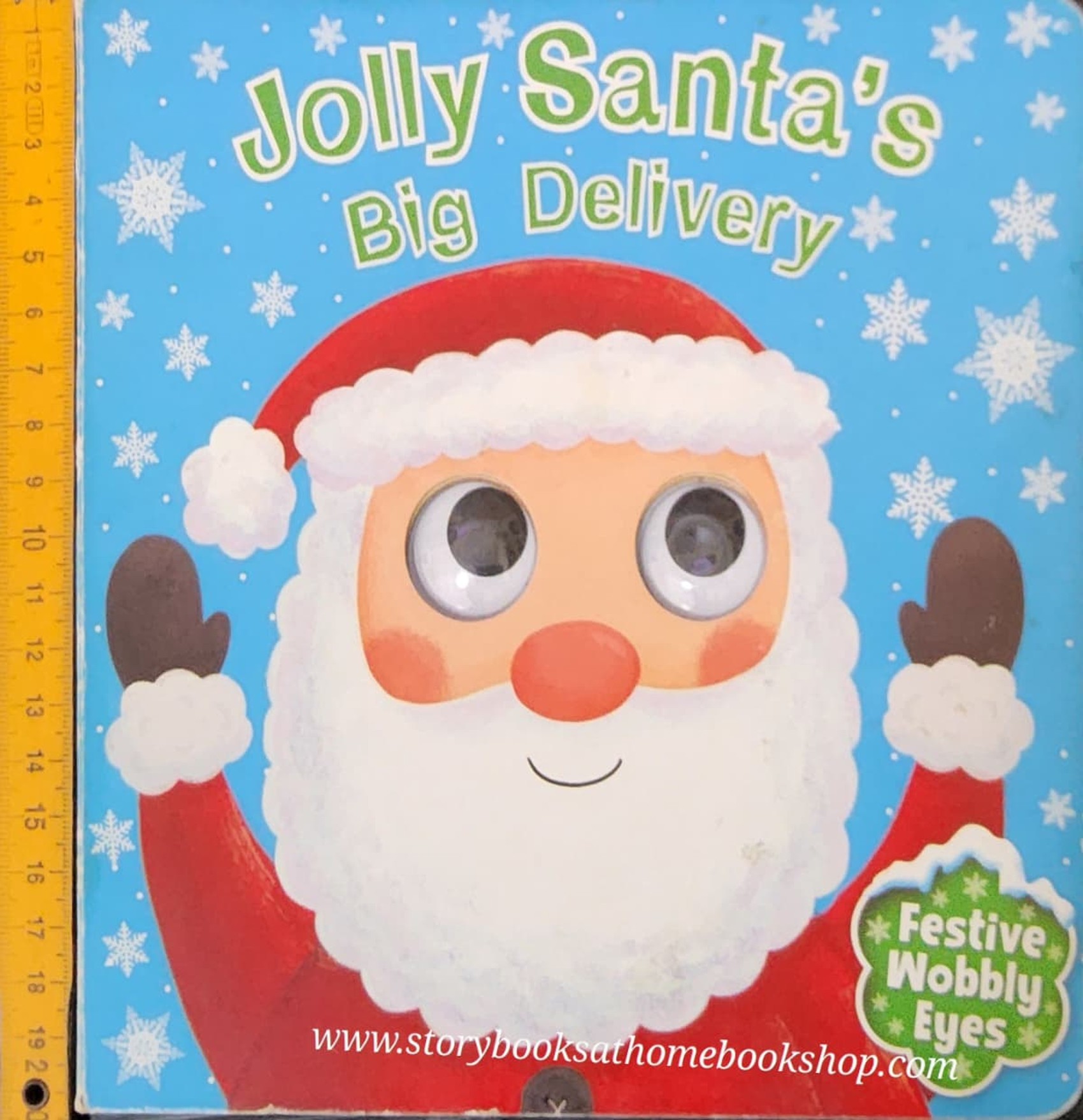 FESTIVE WOBLLY EYES BOARD BOOK ** 🍓🍓JOLLY SANTA'S BIG DELIVERY