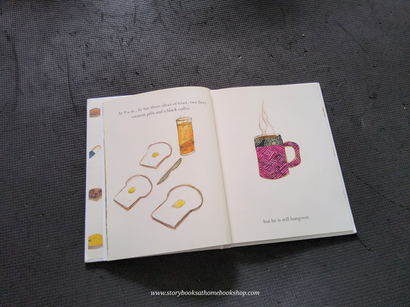 หนังสือนิทานปกแข็ง** 🍅🍓THE VERY HUNGOVER CATERPILLAR A PARODY BY JOSIE LLOYD&EMLYN REES