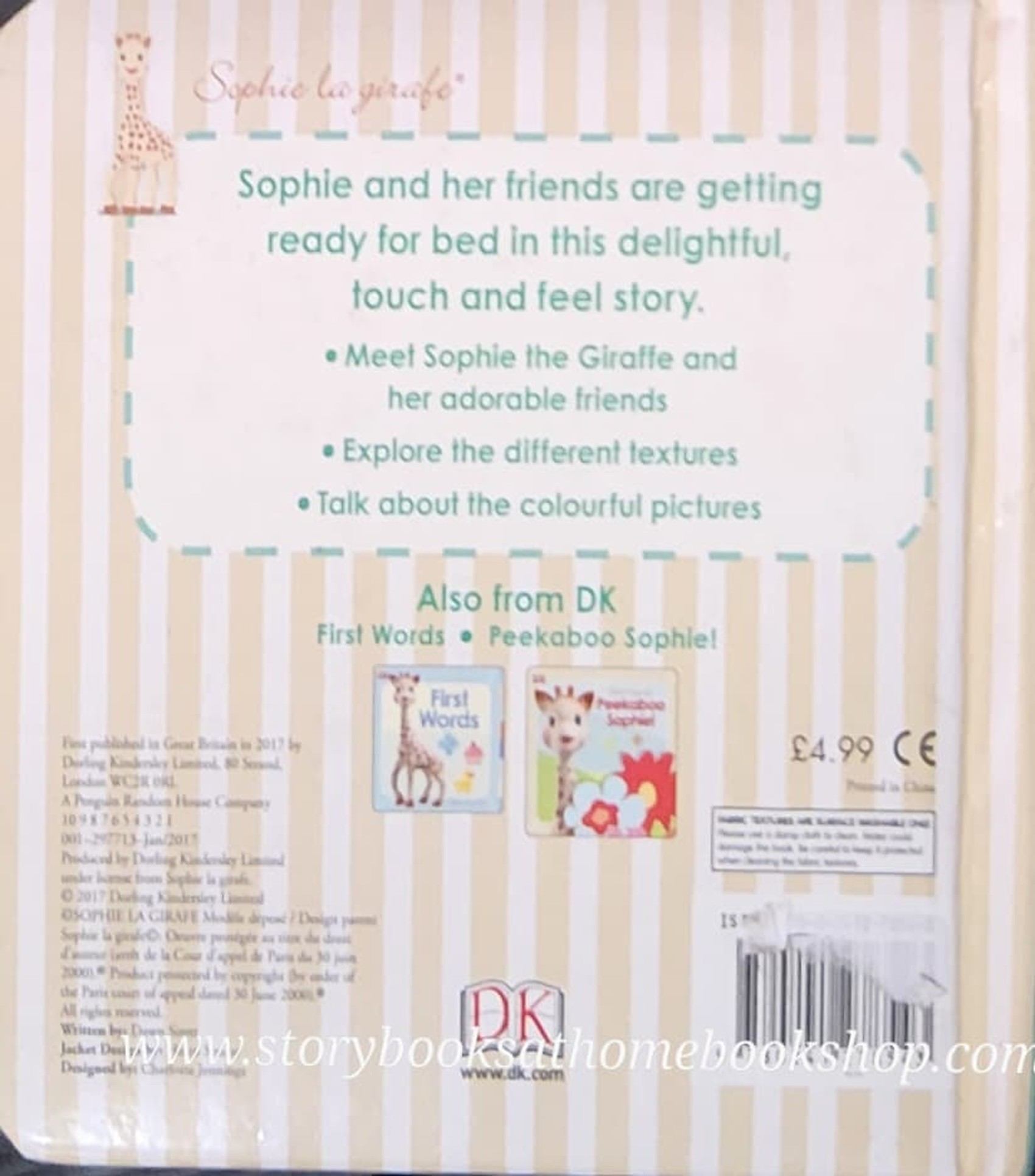 TOUCH AND FEEL BOARD BOOK ** 🍅🍓 GOODNIGHT,SOPHIE