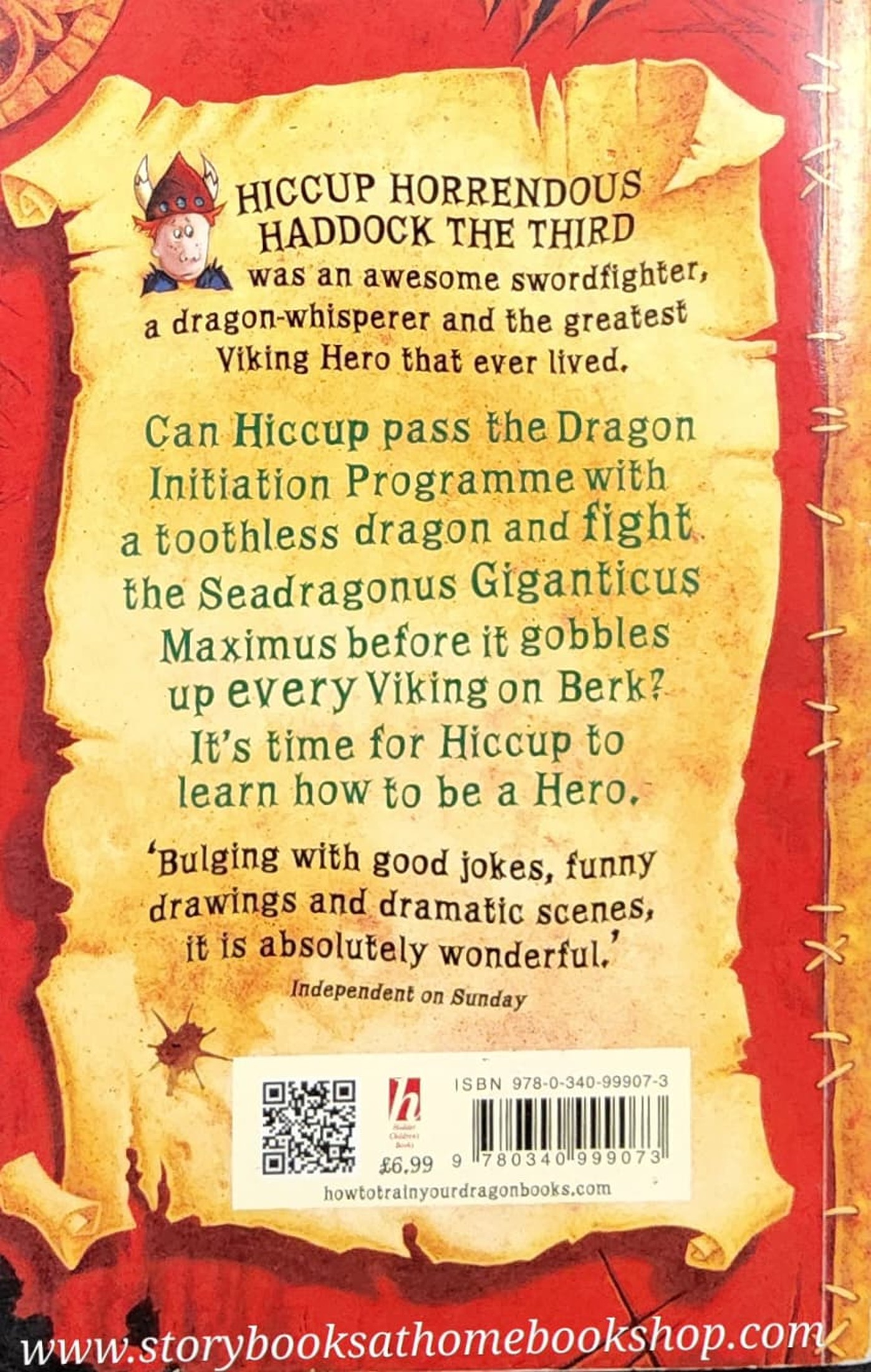 HOW TO TRAIN YOUR DRAGON BY HICCUP HORRENDOUS HADDOCK III BY CRESSIDA COWELL