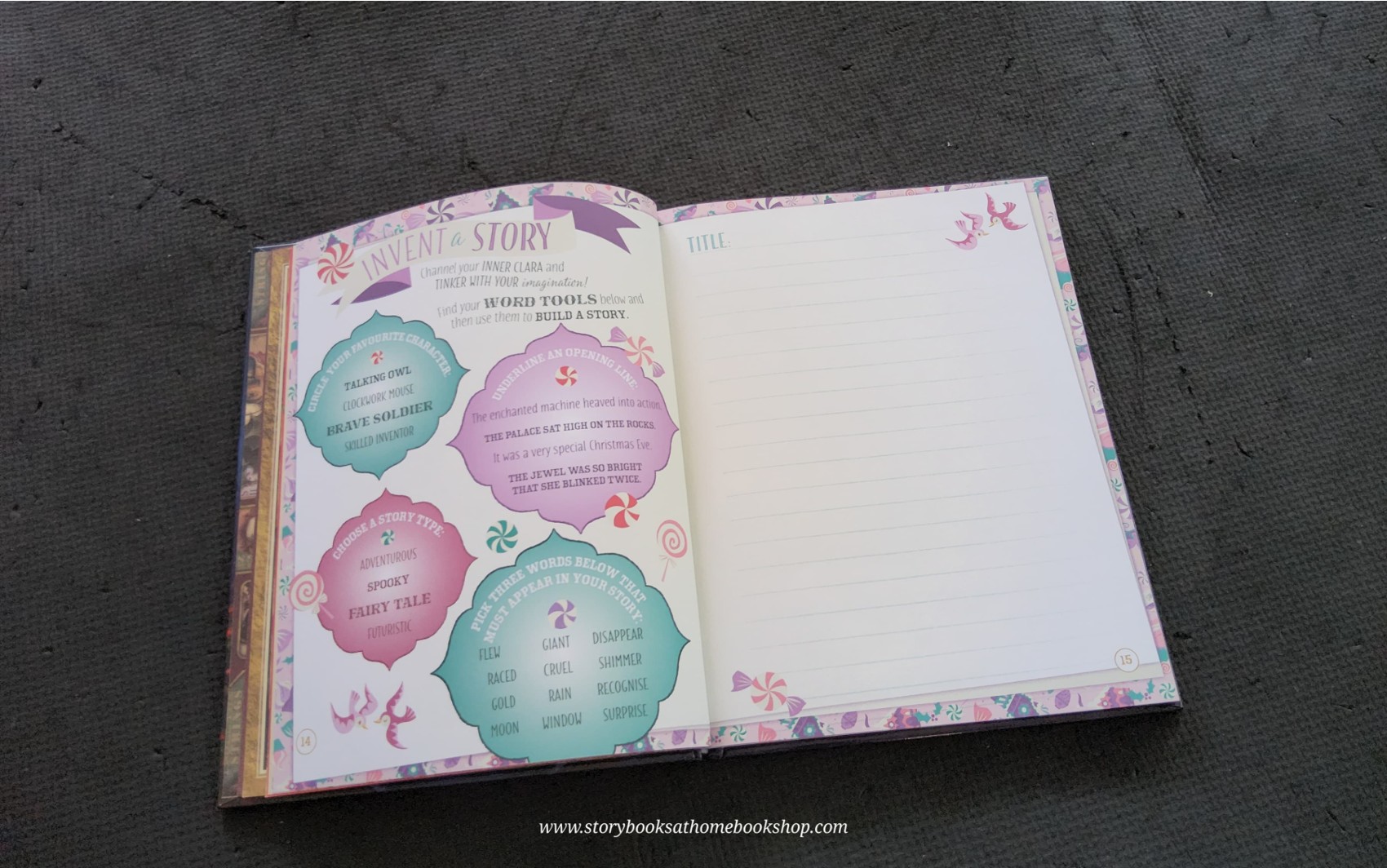 หนังสือปกแข็ง** 🍅🍓DISNEY THE NUTCRACKER AND THE FOUE REALMS UNLOCK YOUR DREAMS