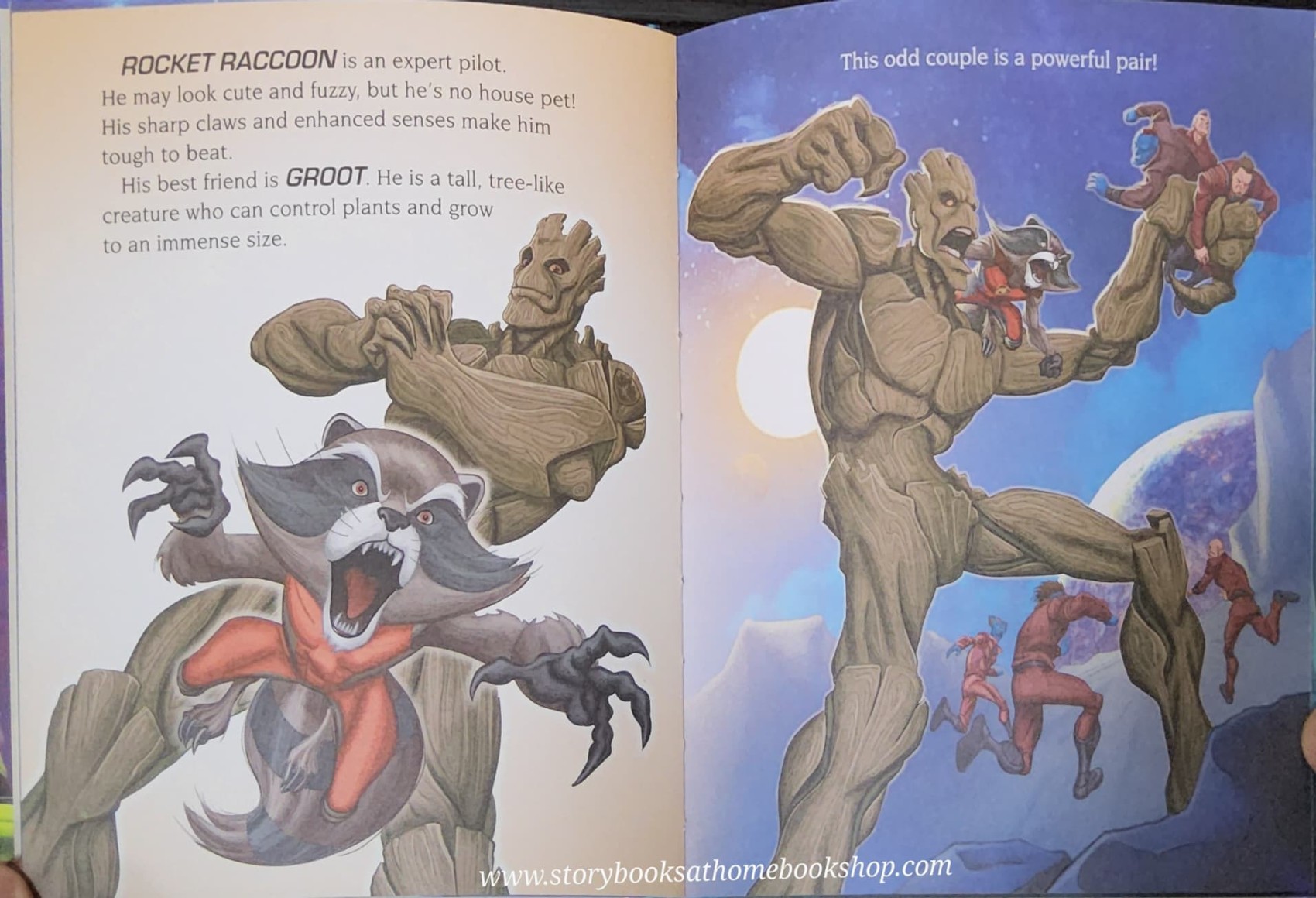 หนังสือนิทานปกแข็ง** 🍅🍅TREASURE COVE STORY:MARVEL GUADIANS OF THE GALAXY