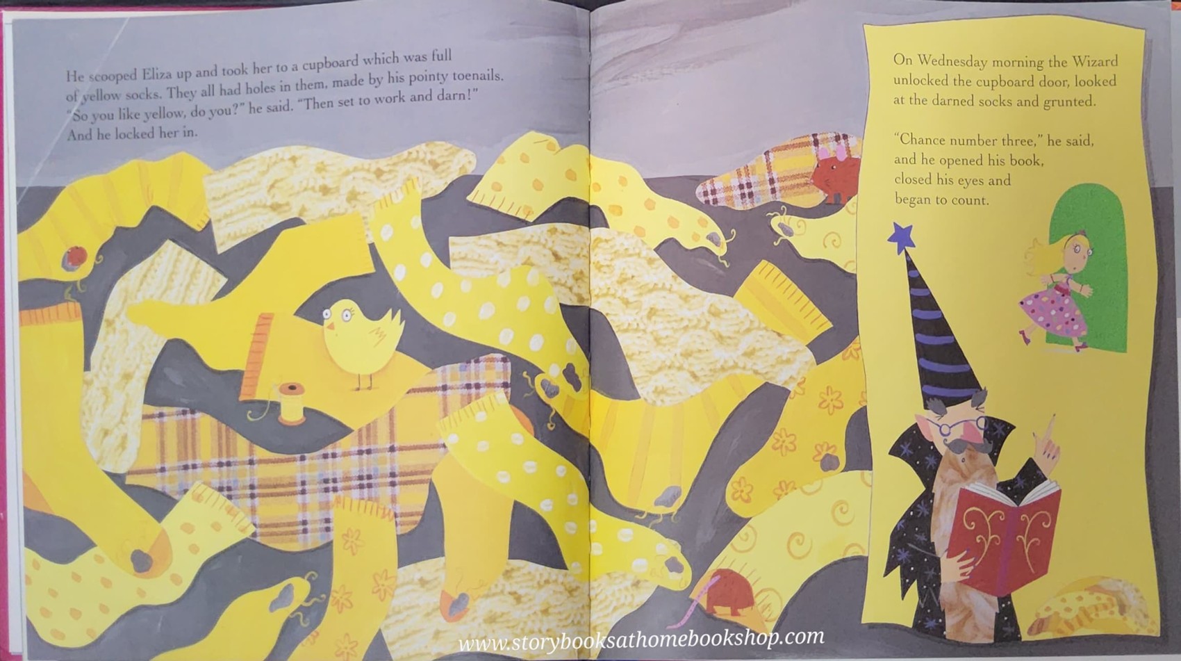 หนังสือนิทานปกแข็ง** 🍅🍅THE PRINCESS AND THE WIZARD BY JULIA DONALDSON AND LYDIA MONKS