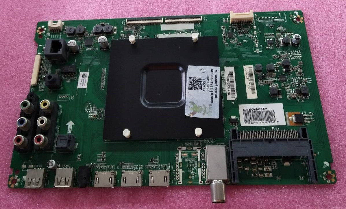 เมนบอร์ดไฮเซน/อะไหล่ทีวีไฮเซน (Mailboard TV HISENSE) อะไหล่แท้#มือสองพร้อมใช้งาน ใช้กับรุ่น50N3000UW :T.MS6586T.751
