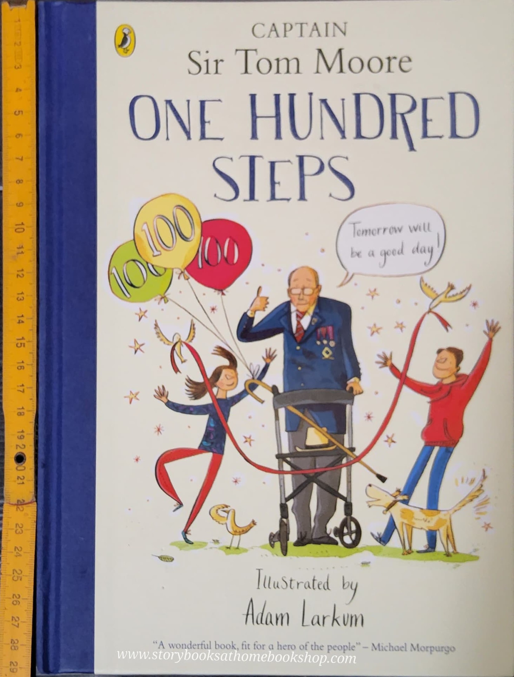 หนังสือนิทานปกแข็ง** 🍅🍓CAPTAIN SIR TOM MOORE ONE HUNDRED STEPS