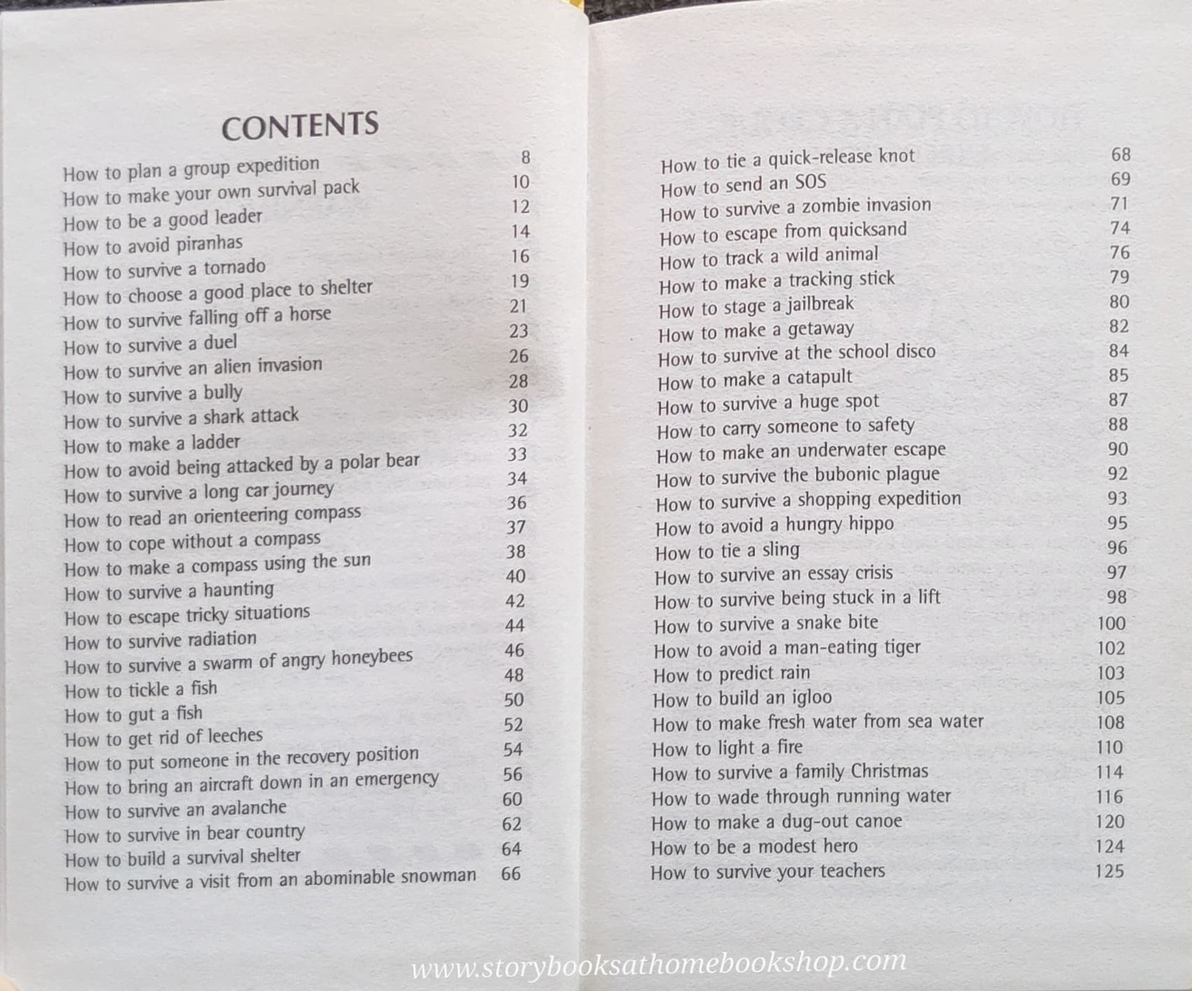 หนังสือนิทานปกแข็ง** 🍓🍓THE BOYS' BOOK OF SURVIVAL: HOW TO SURVIVE ANYTHING,ANYWHERE