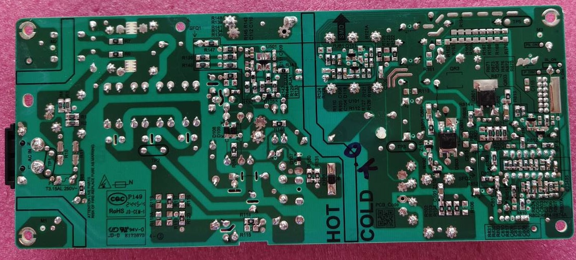 ซัพพลายทีวี ทีซีแอลTCL ของแท้ถอดจากเครื่อง รุ่น 55V6B 55P655 พาร์ท PW.A100W2.772
