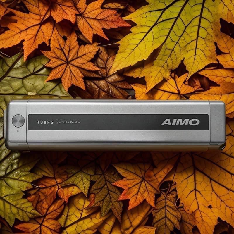 เครื่องปริ้นแบบลายสัก ไร้สายเชื่อมบลูทูธ ยี่ห้อ : Aimo และแอปพลิเคชั่นที่มากับเครื่อง