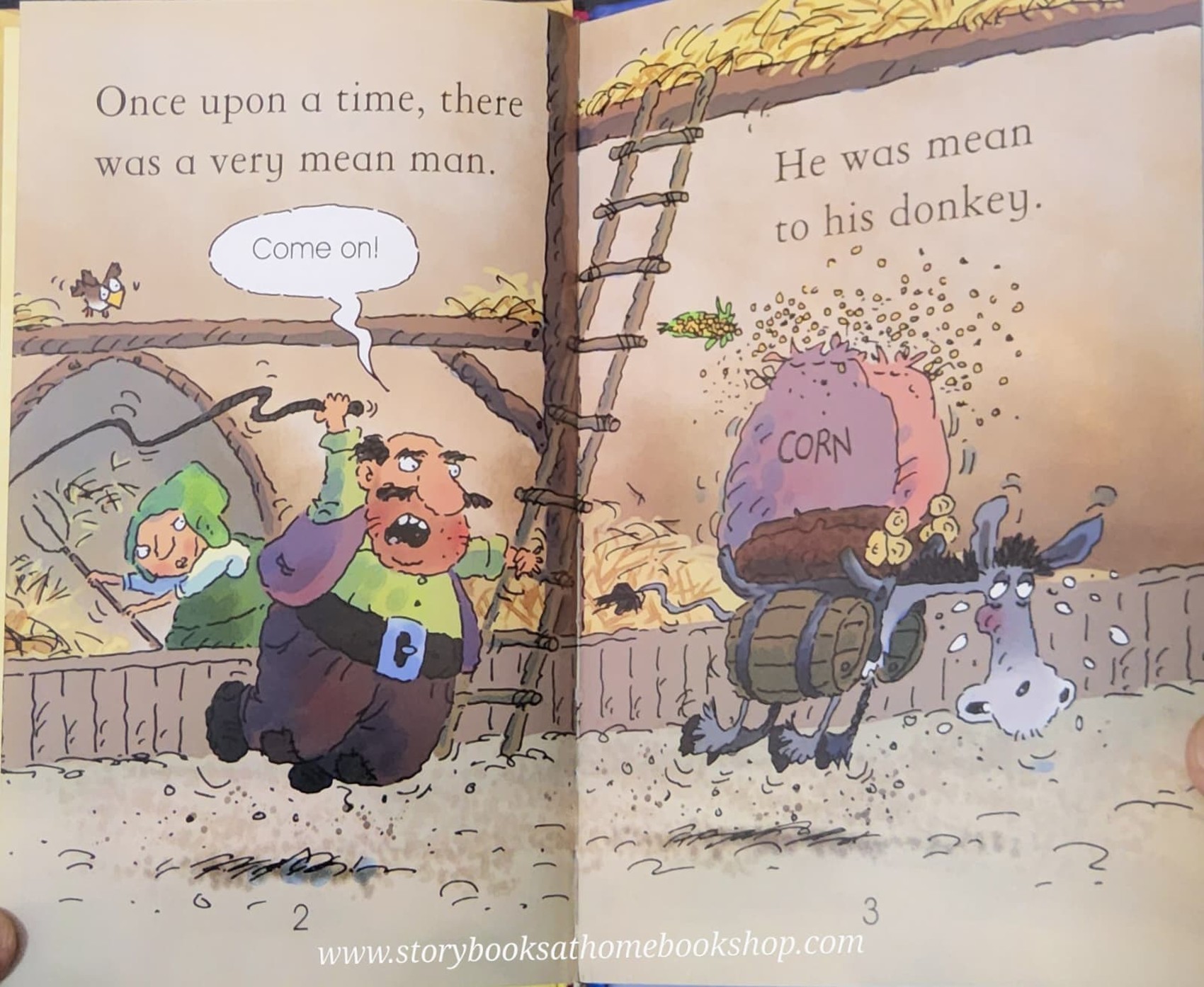 หนังสือนิทานปกแข็ง** ♥️USBORNE FIRST READING: THE MUSICIANS OF BREMEN