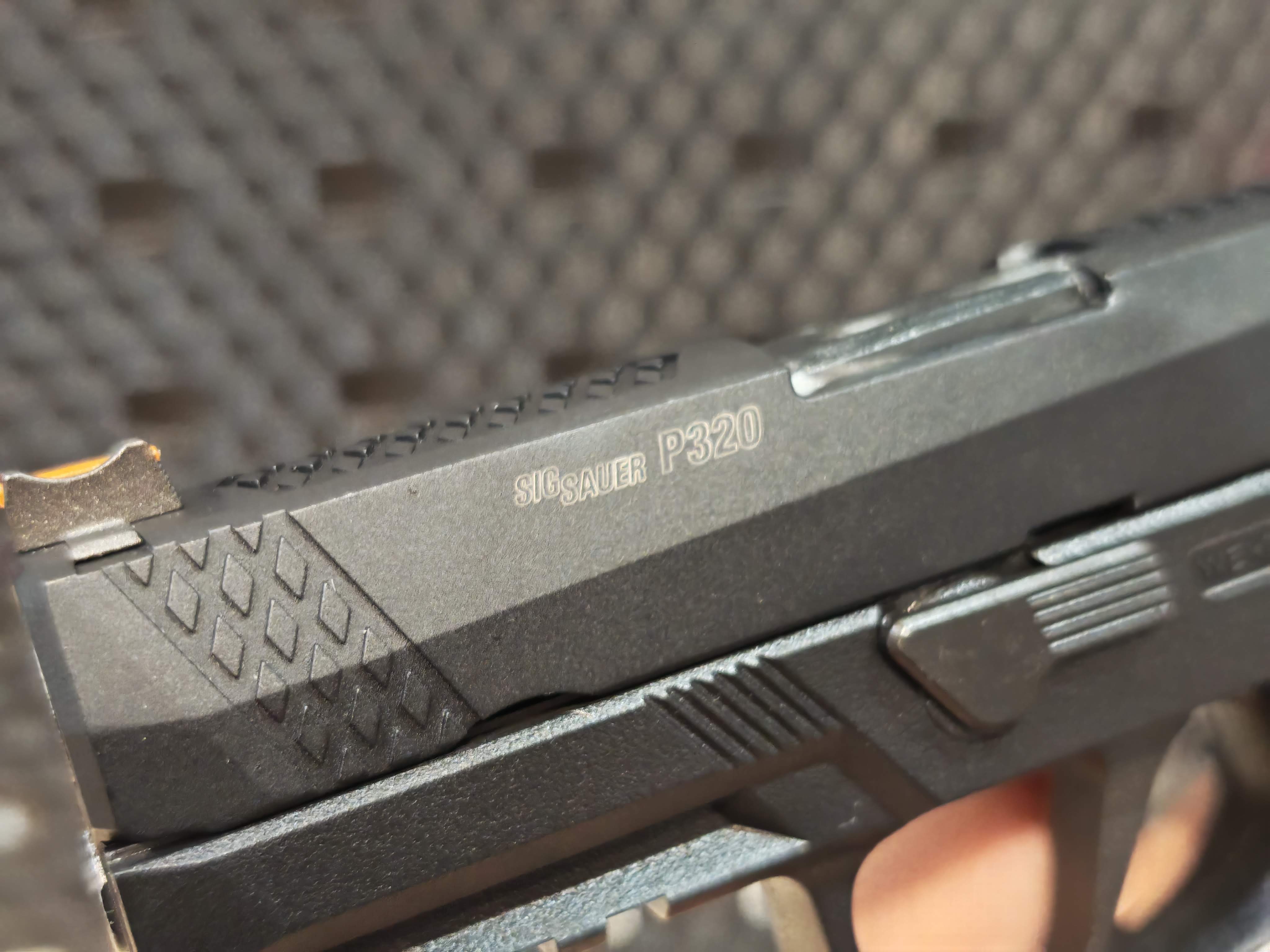 WE SIGSAUER P320 F18V2 Wilson Combat GBB BB Gun บีบีกัน แบบแก๊ส ปืนอัดลม มือสอง Airsoft Gun