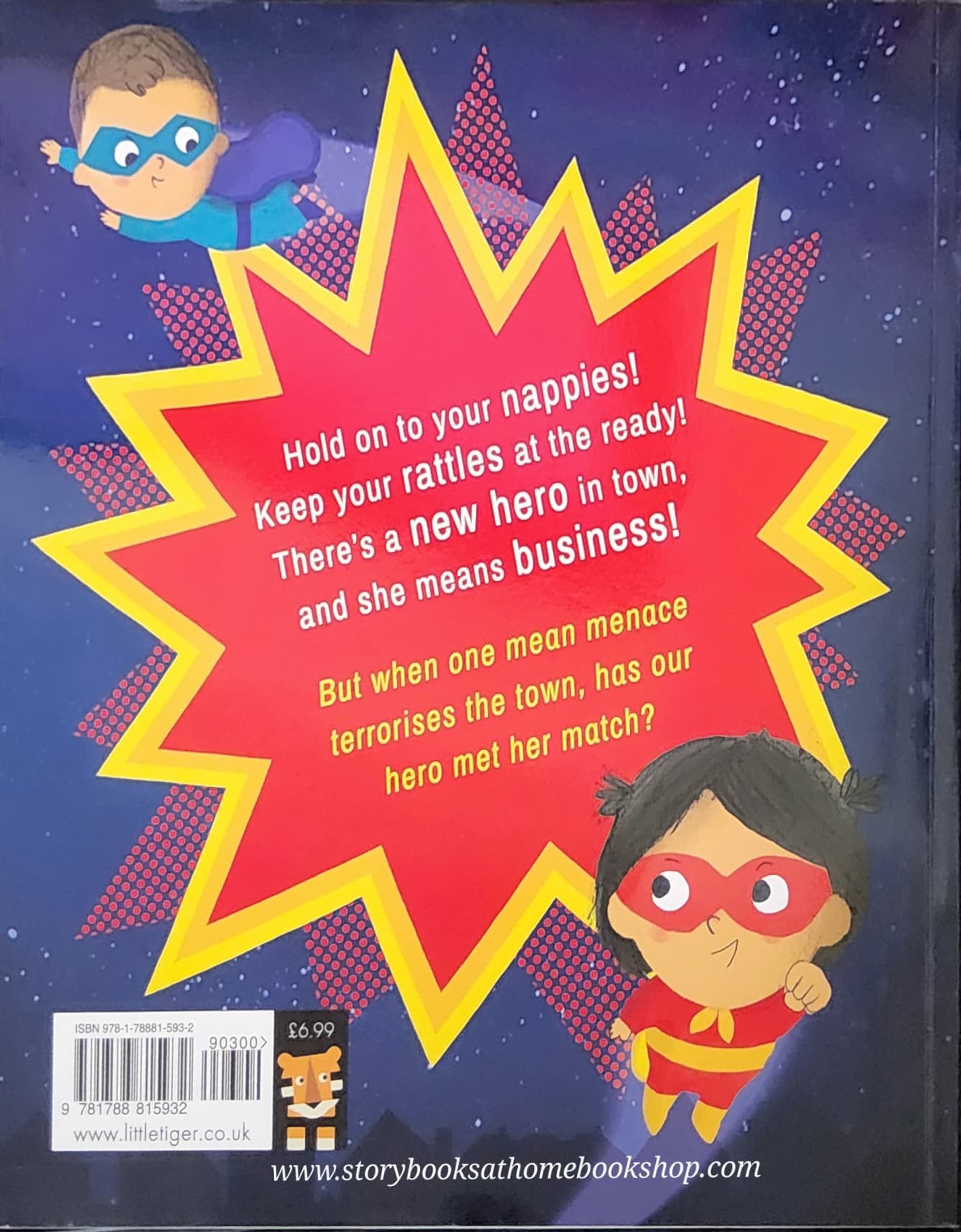 หนังสือนิทานปกอ่อน** 🍅🍓 SUPERHERO BABY!