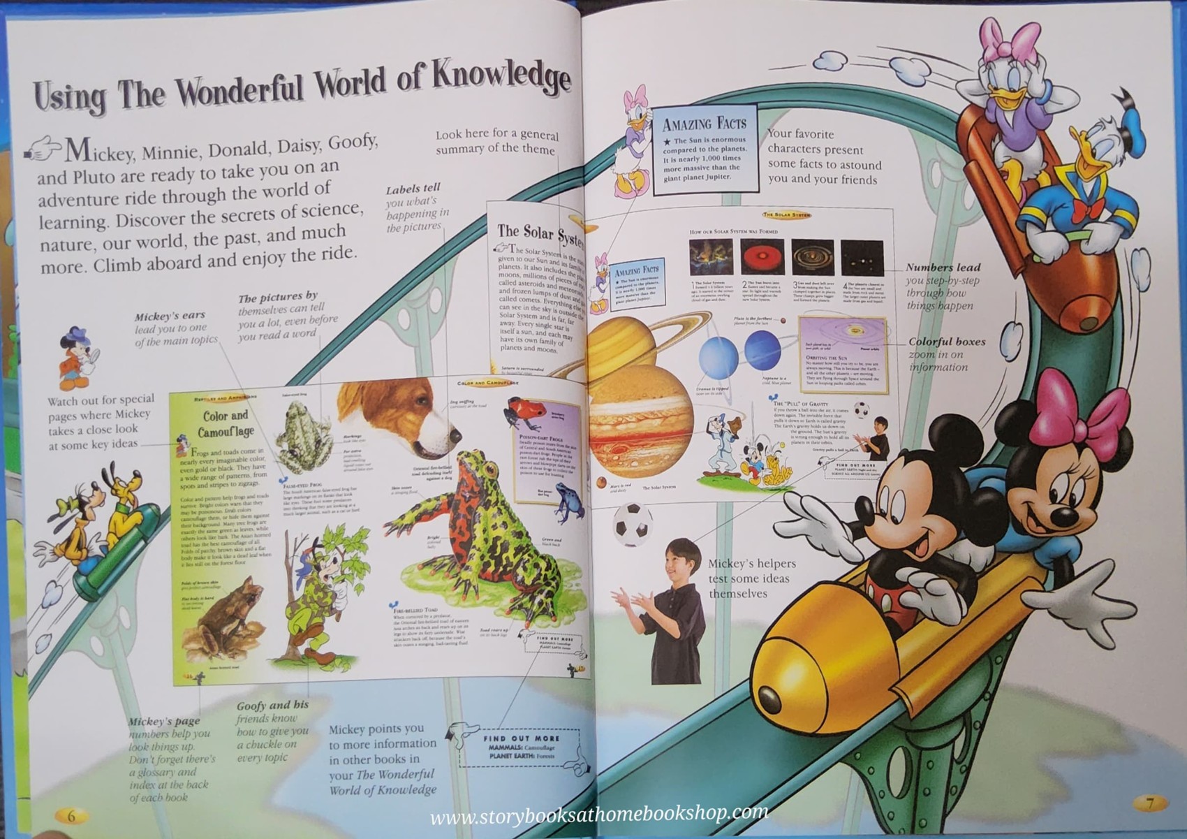 KNOWLEDGE BOOK** ð
ð
DISNEY PRESENT THE WONDERFUL WORLD OF KNOWLEDGE:PLANET EARTH