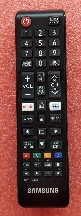 รีโมททีวีซัมซุง(Remote control for samsung tv) ของใหม่มากับเครื่องยังไม่ได้ใช้งาน พาร์ทBN59-01315D ใช้ได้กับรุ่นหรือพาร์ทที่ตรงกัน