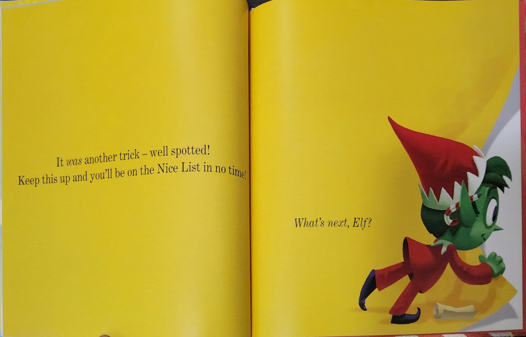 หนังสือนิทานปกแข็ง** 🍓🍓THERE'S AN ELF IN YOUR BOOK