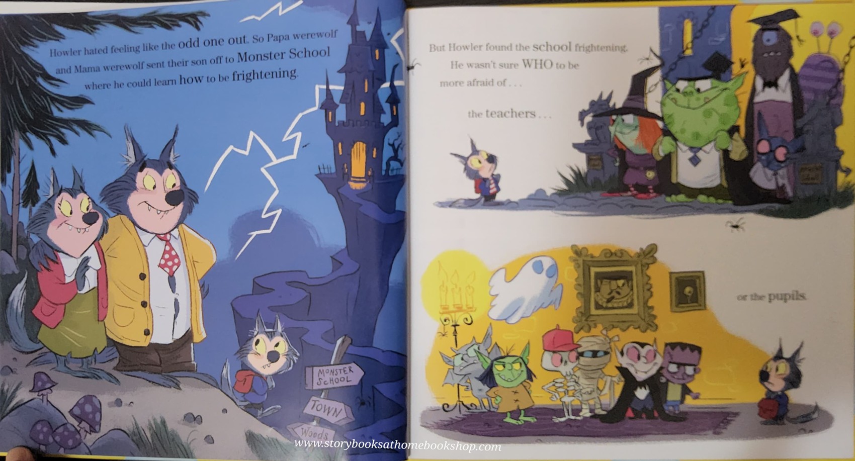 หนังสือนิทานปกแข็ง** 🍅🍅LITTLE MONSTERS BY DAVID WALLIAMS