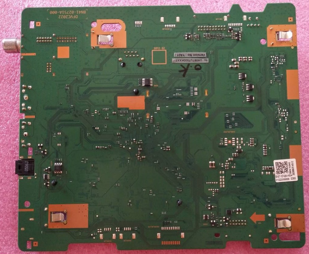 เมนบอร์ดทีวี ซัมซุง Samsung ของแท้มือสองถอดจากเครื่อง ใช้กับรุ่นUA58TU7000KXXT พาร์ท BN94-15304G BN94-16750A BN94-15442A BN94-16038S