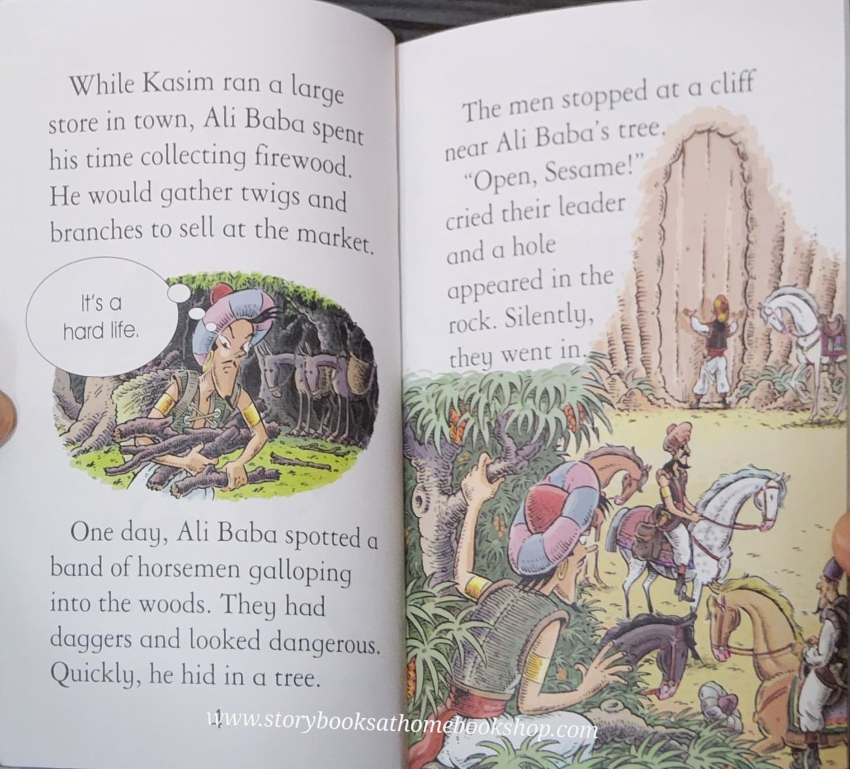 หนังสือนิทานปกอ่อน** 🍅🍓USBORNE YOUNG READING: Ali Baba and the Forty Thieves