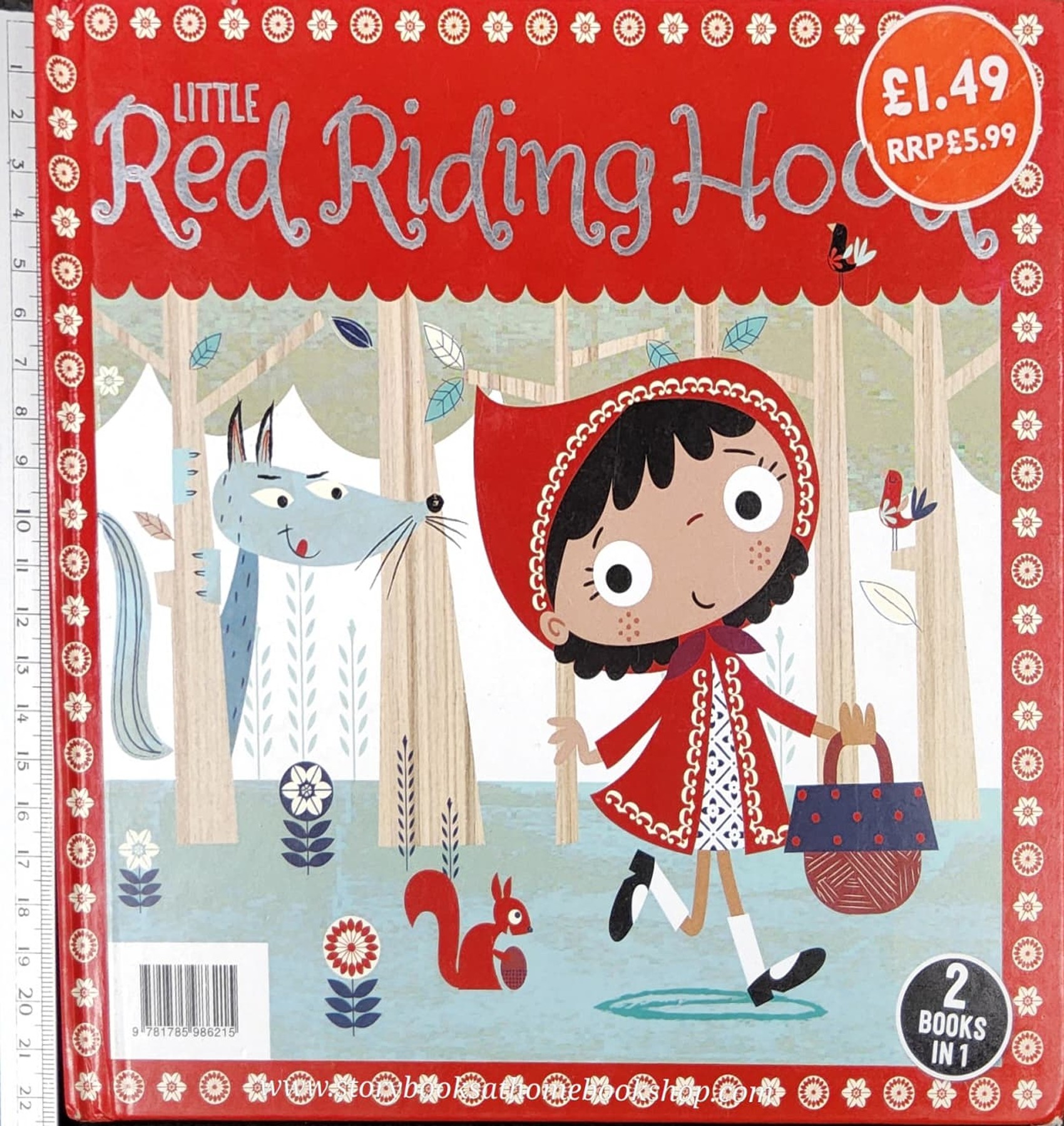 2 BOOKS IN 1 **หนังสือนิทานปกแข็ง** 🍅🍅THE PRINCESS AND THE PEA+ LITTLE RED RIDING HOOD