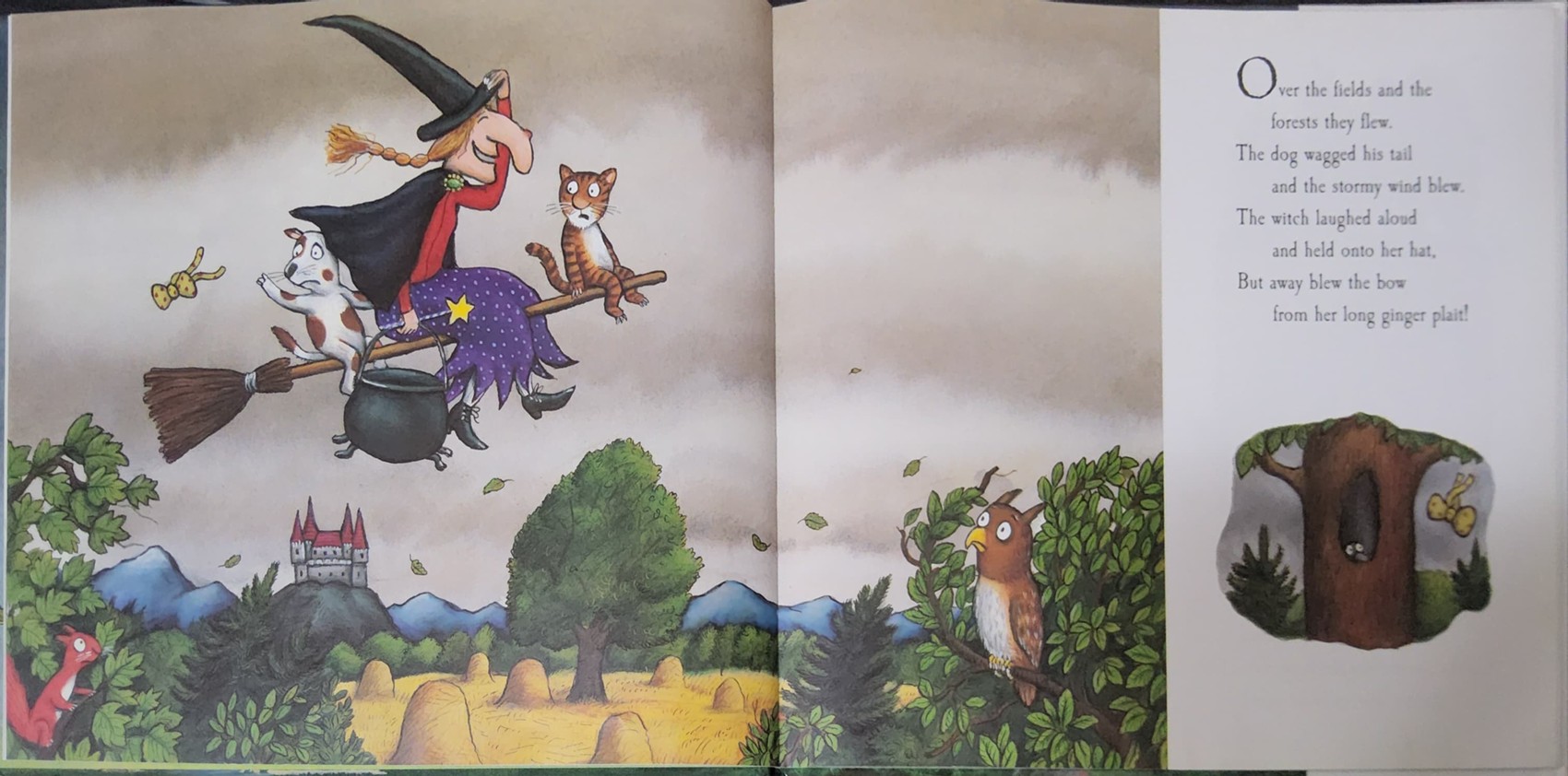 หนังสือนิทานปกแข็ง** 🍅ROOM ON THE BROOM BY JULIA DONALDSON.AXEL SCHEFFLER