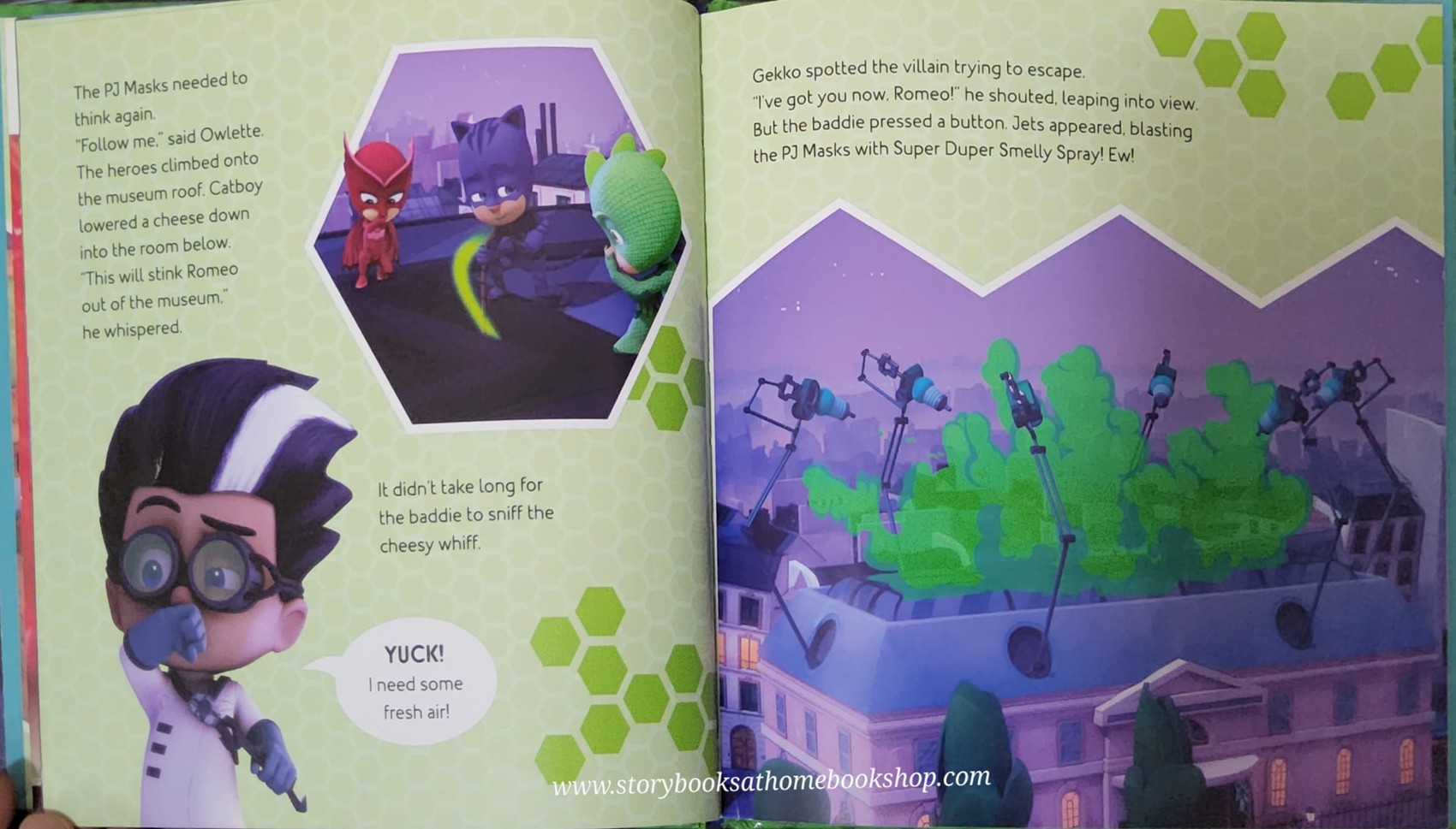 หนังสือนิทานปกแข็ง* 🍓🍓PJMASKS:MAYHEM AT THE MUSEUM