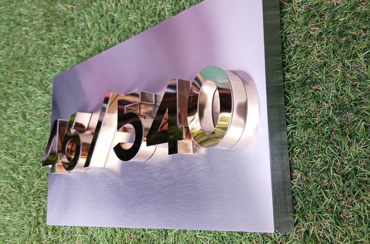 ป้ายบ้านเลขที่ รับทำป้ายโลหะทุกชนิด