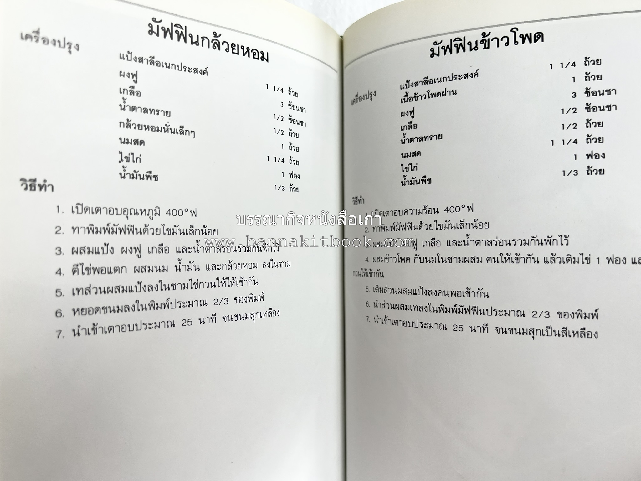 ขนมปัง โดนัท มัฟฟิน (ชุดเบเกอรี่ 1) โดย : อาจารย์ศรีสมร คงพันธุ์.