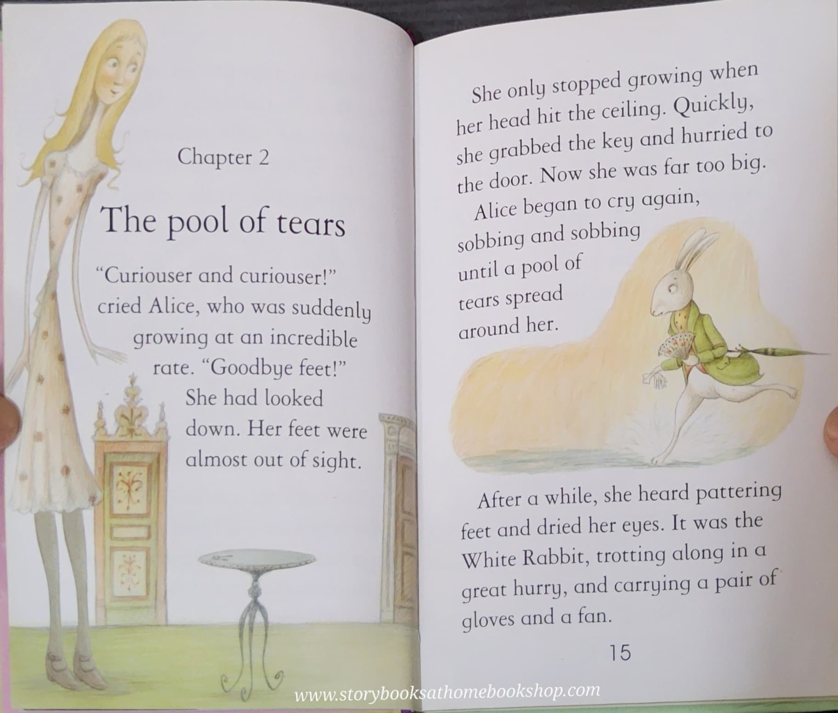 หนังสือนิทานปกแข็ง** 🍅🍓USBORNE YOUNG READING:ALICE IN WONDERLAND WITH CD