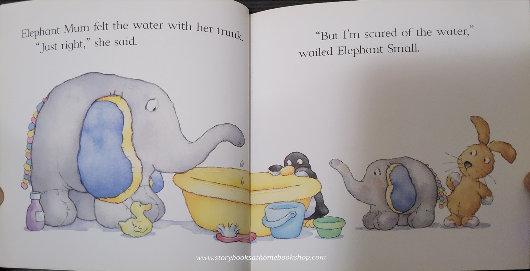 หนังสือนิทานปกอ่อน ** 🍅🍓ELEPHANT SMALL AND THE SPLASHY BATH