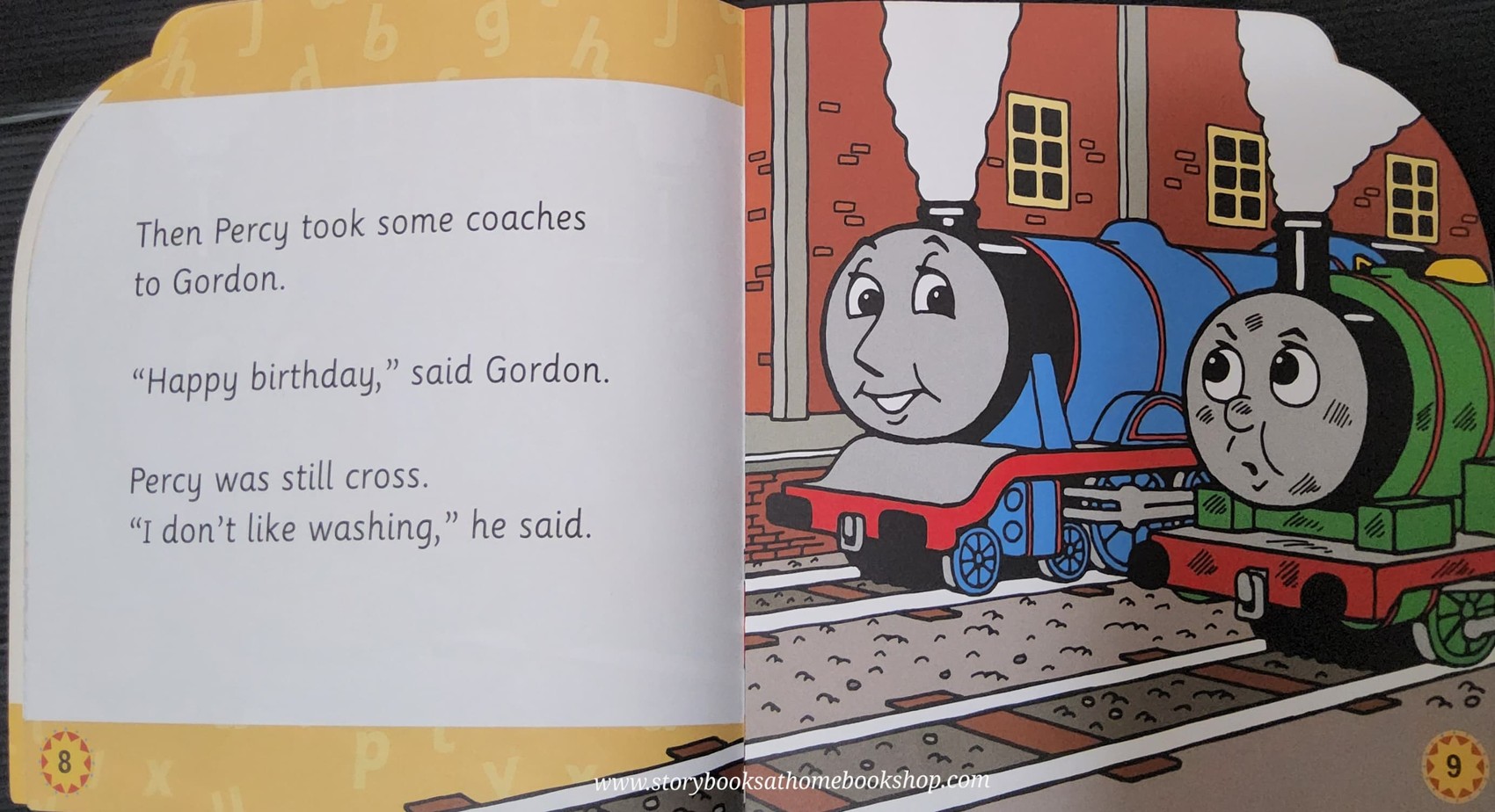 หนังสือนิทานปกอ่อน** 🍅🍅THOMAS LEARNING:PERCY'S BIRTHDAY READING BOOK